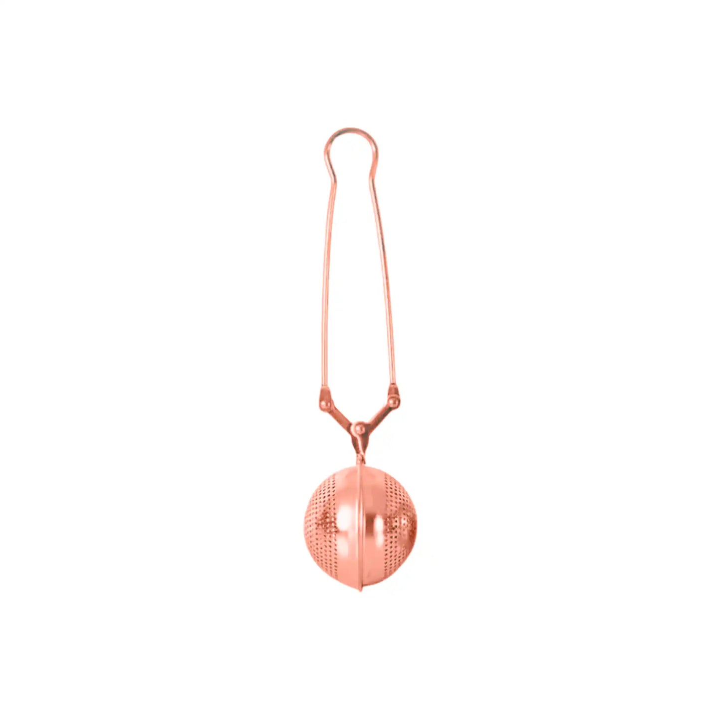 BAMBOO SWITCH TEA STRAINER - ROSE GOLD