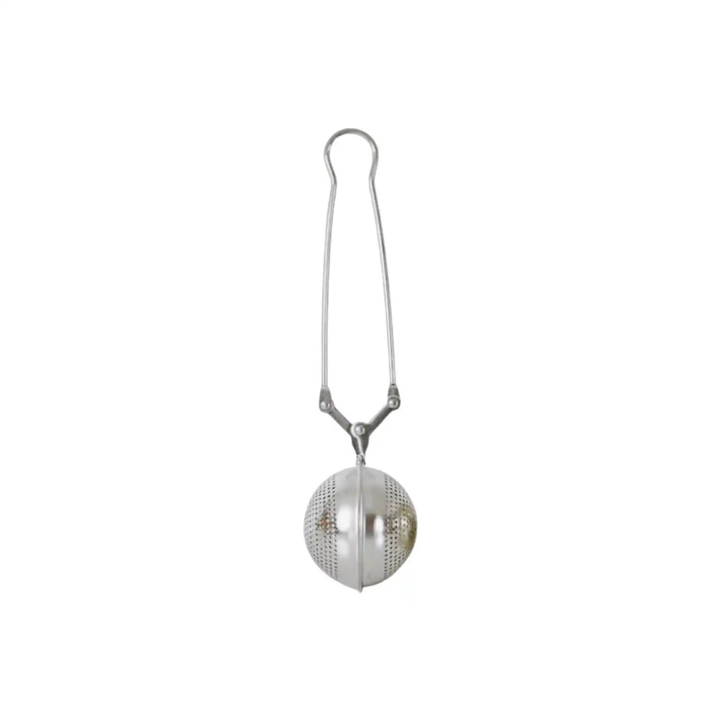 BAMBOO SWITCH TEA STRAINER - SILVER