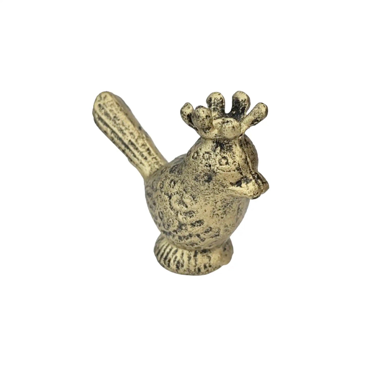 BIRD WITH CROWN IRON CAST IRON