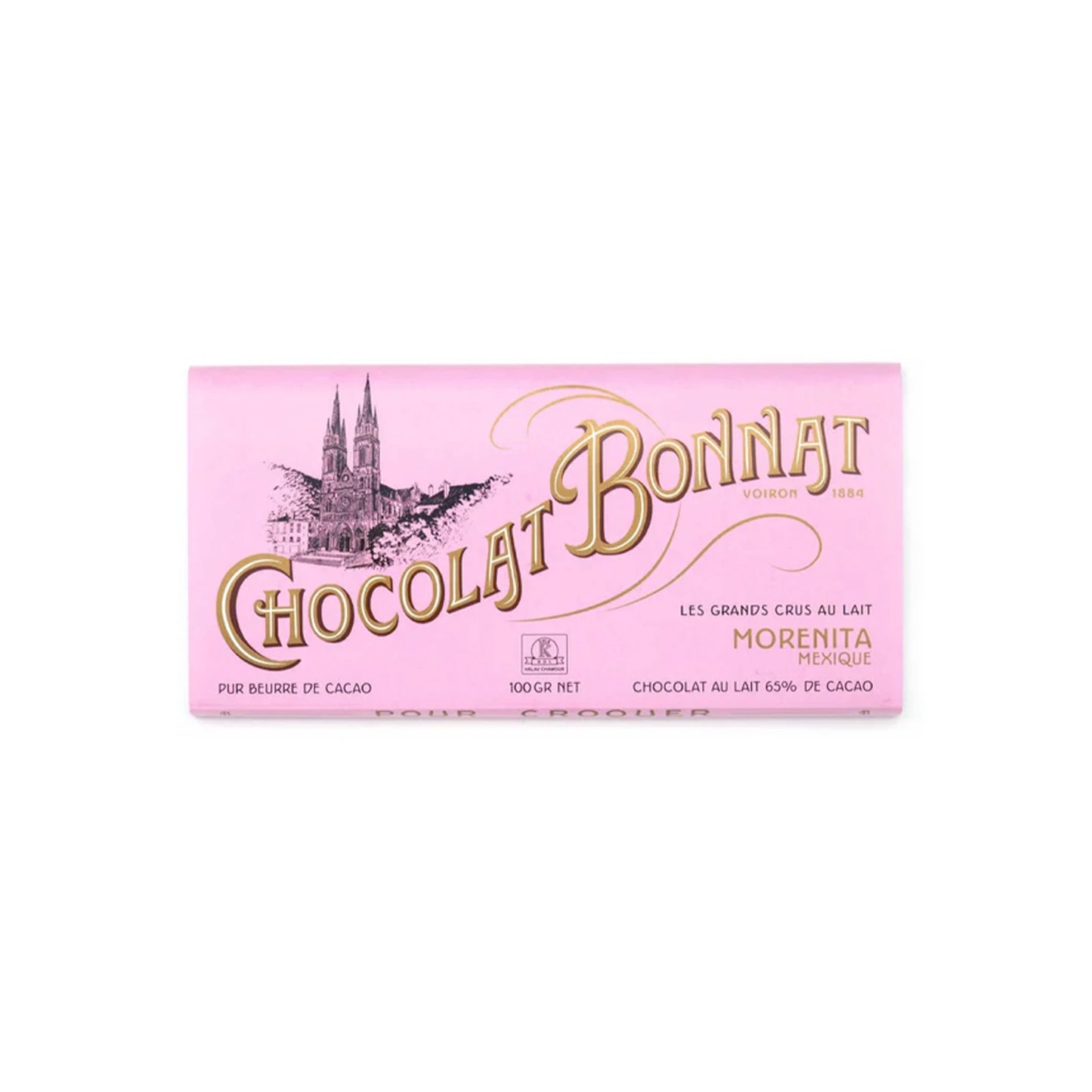 BONNAT MORENITA MEXIQUE MILK CHOCOLATE 65% BAR 100g
