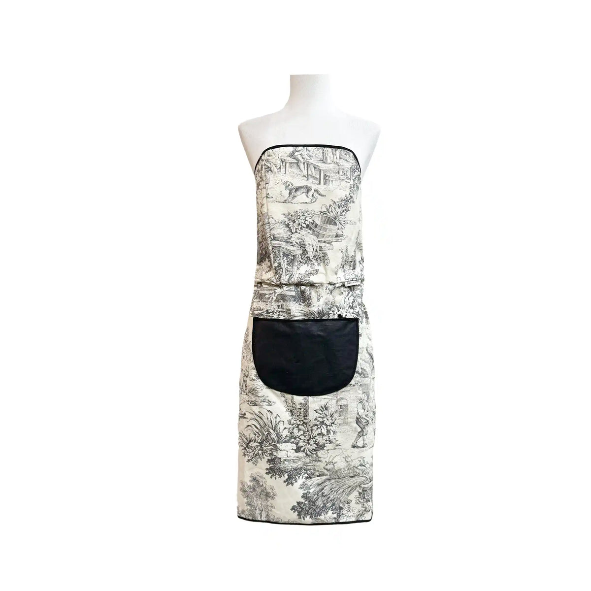 BORGO DELLE TOVAGLIE LA GRADISCA STAINPROOF APRON - TDJ NERO