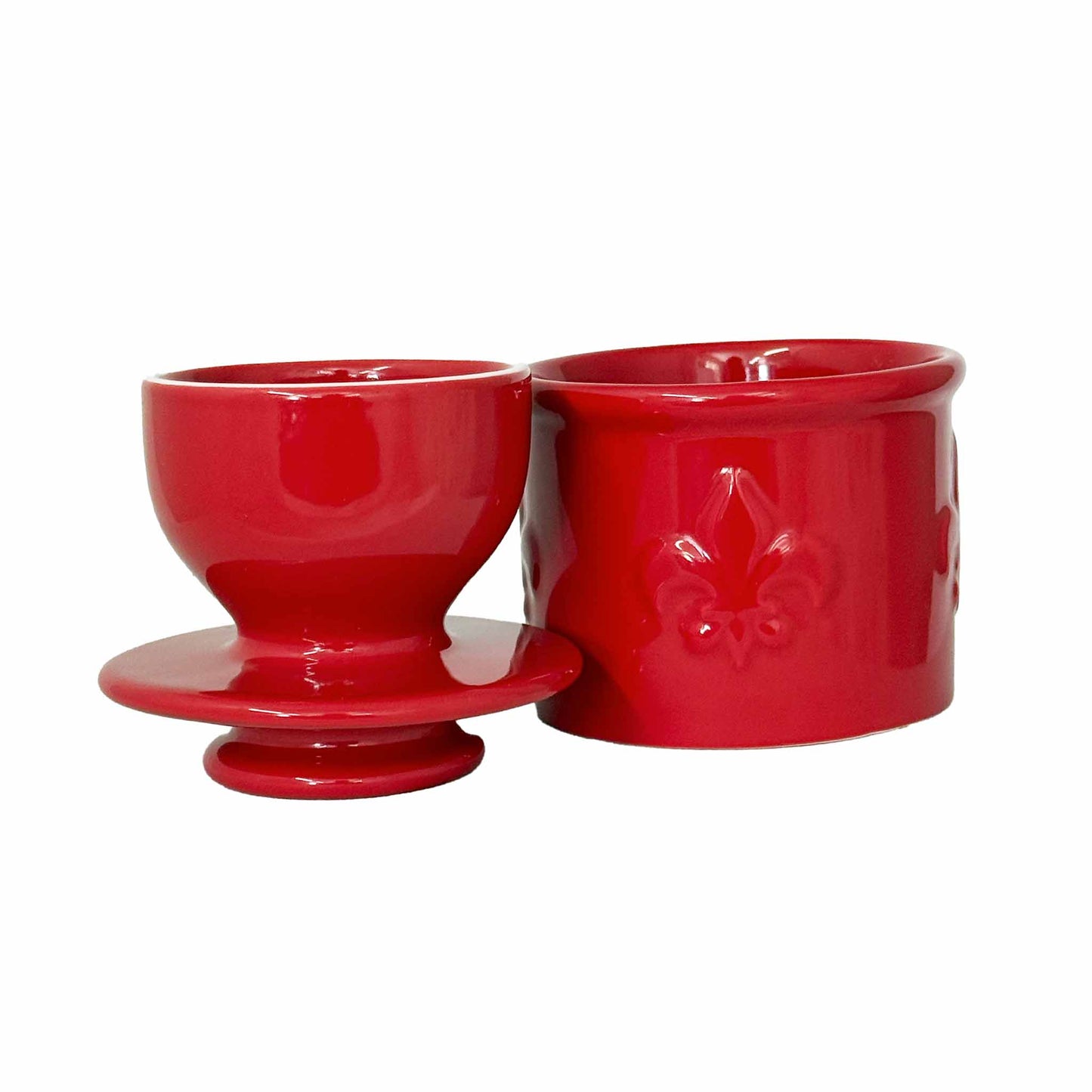 BUTTER BELL CROCK - RED