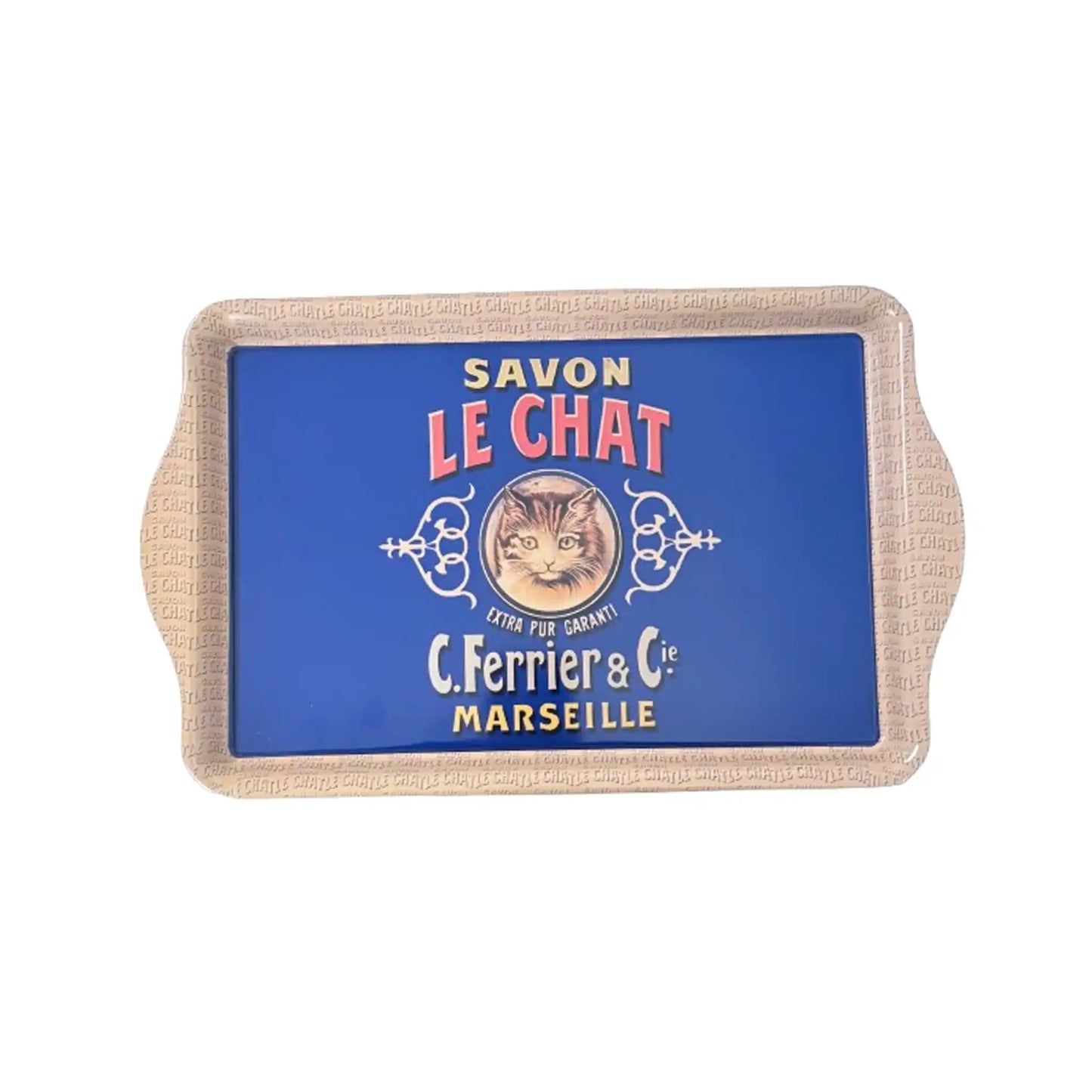 CARTEXPO "SAVON LE CHAT" METAL TRAY