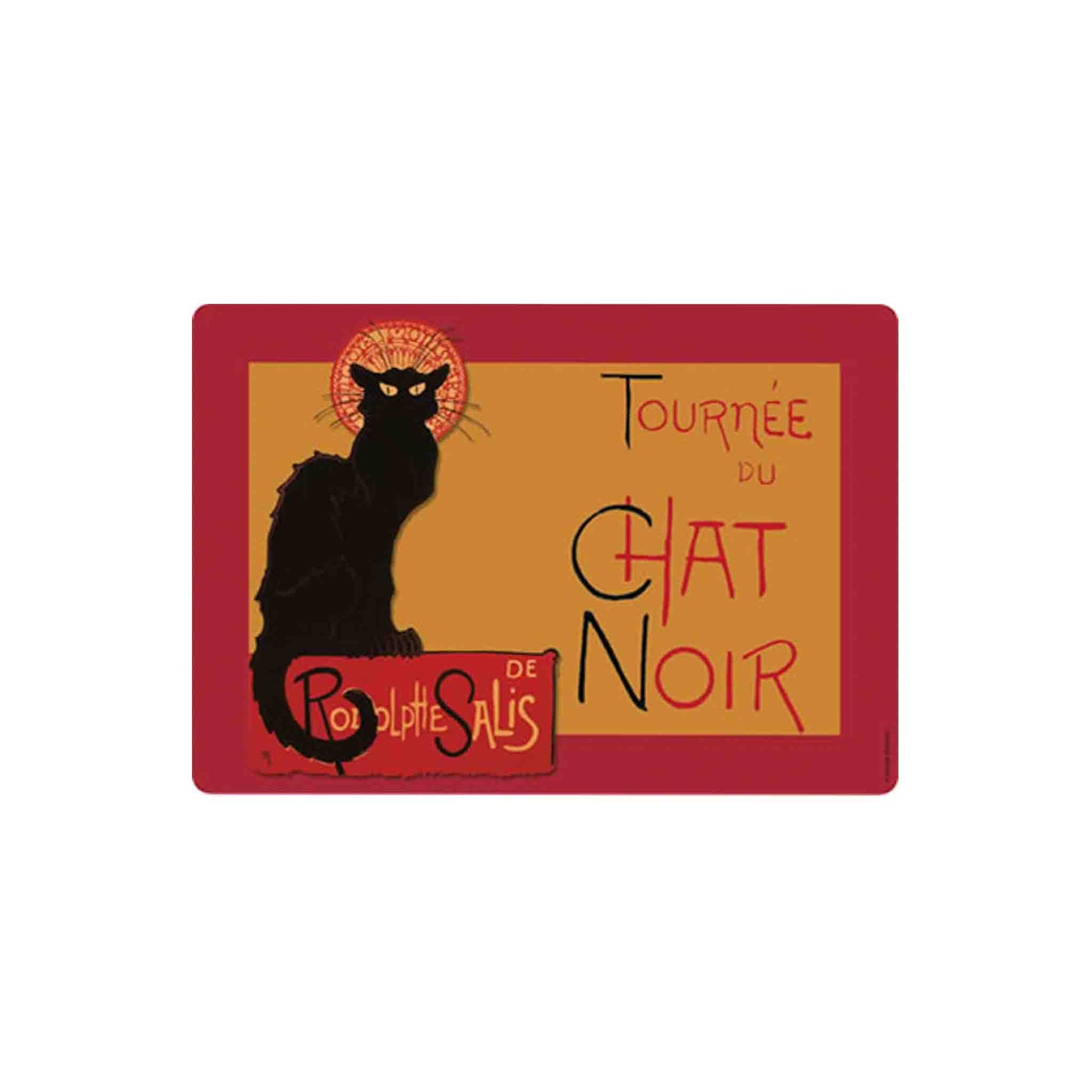 CARTEXPO "CHAT NOIR" VINTAGE STYLE PLACEMAT