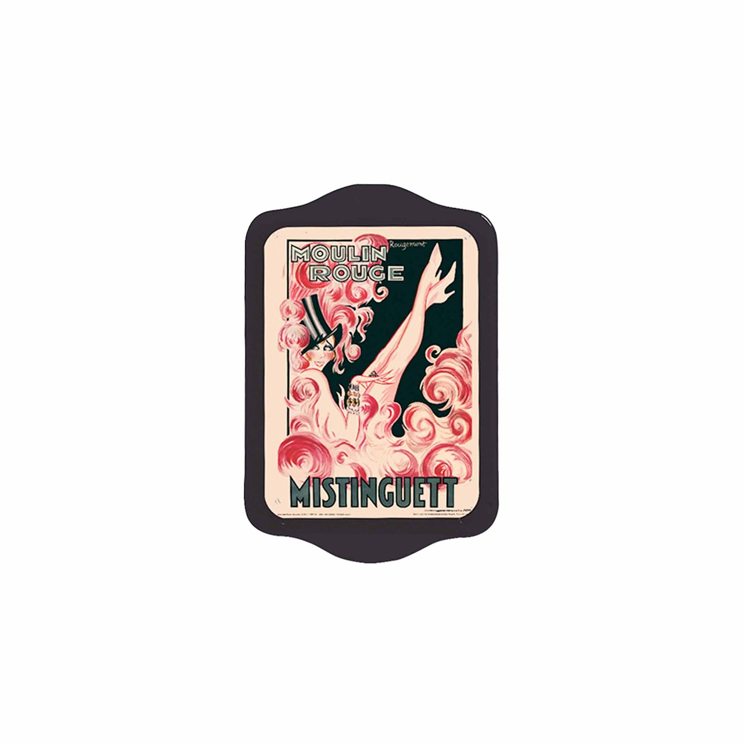 CARTEXPO "MISTINGUETT MOULIN ROUGE" METAL TRAY