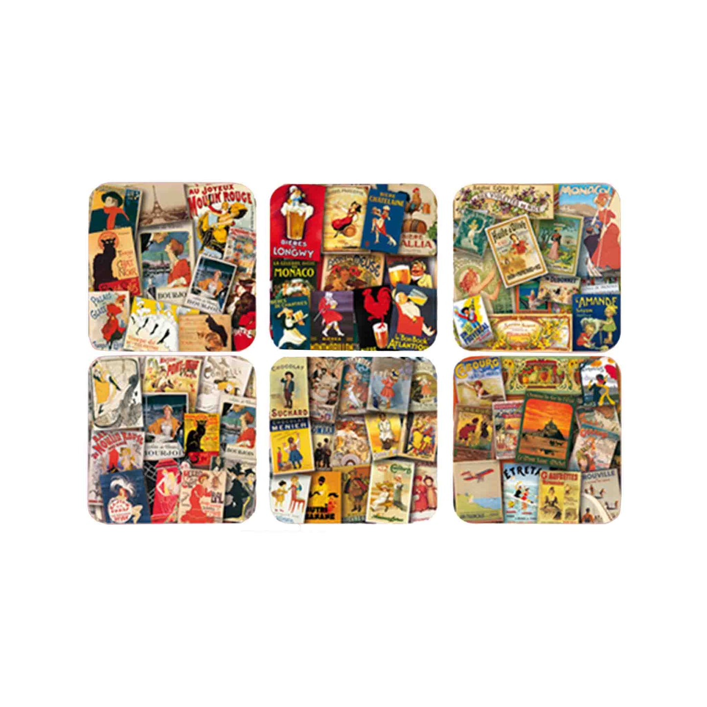 CARTEXPO "PATCHWORK DE PATHWORK" COASTERS SET OF 6