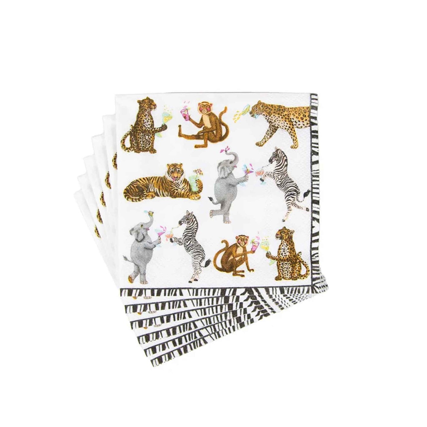 CASPARI COCKTAILS GONE WILD COCKTAIL NAPKINS 20 COUNT