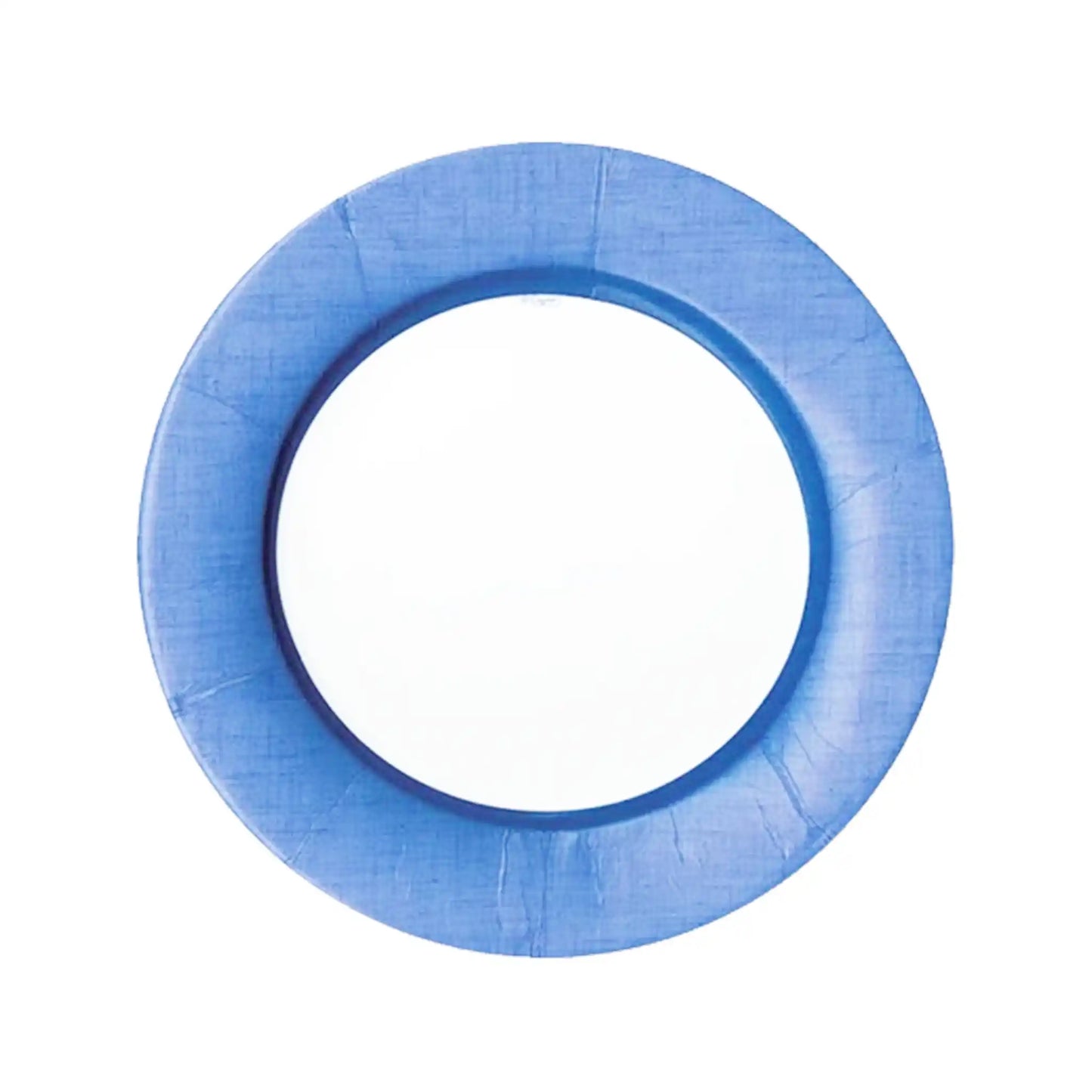 CASPARI LINEN BLUE DINNER PLATES 8 PACK
