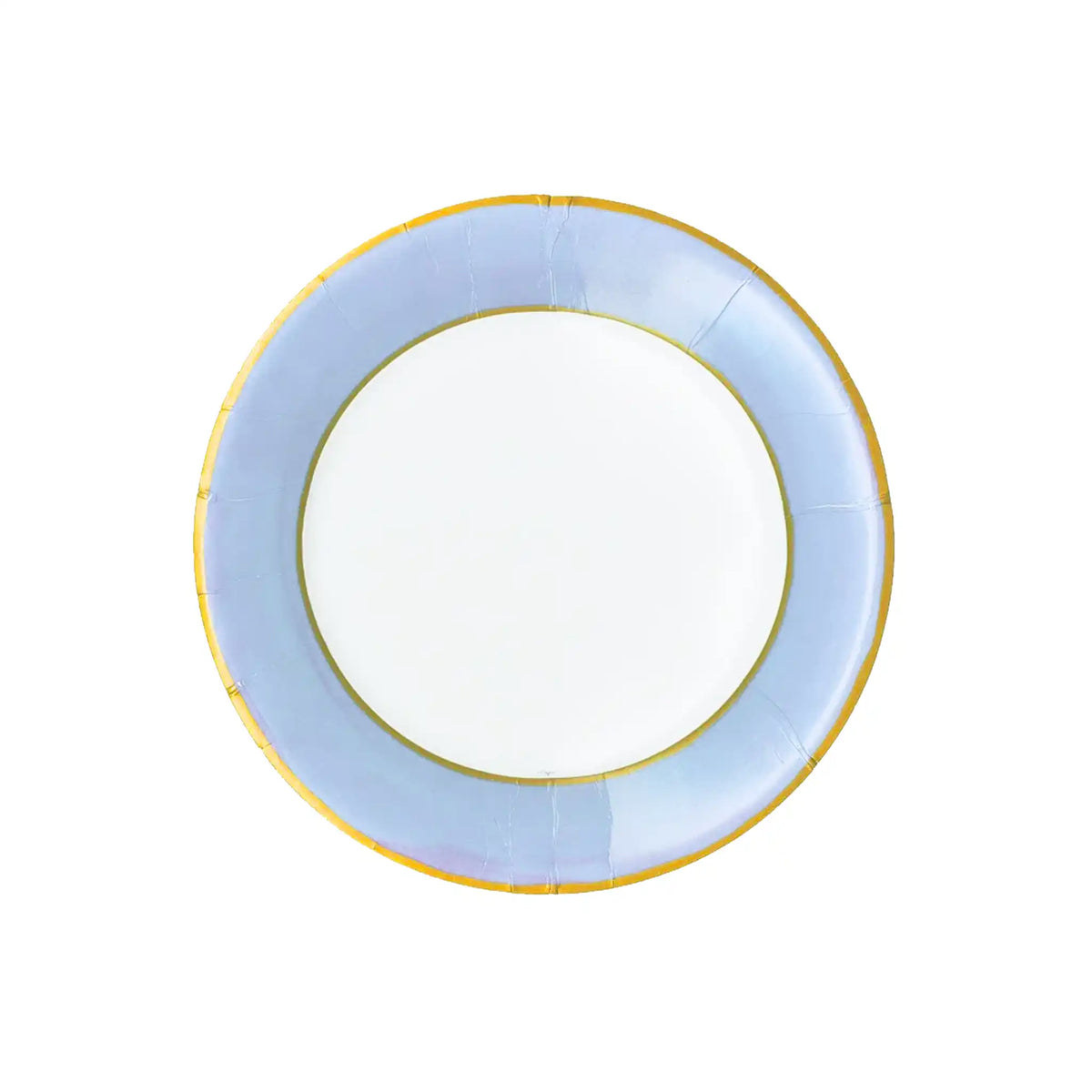 CASPARI WATERCOLOR BLUE DESSERT PLATES 8ct