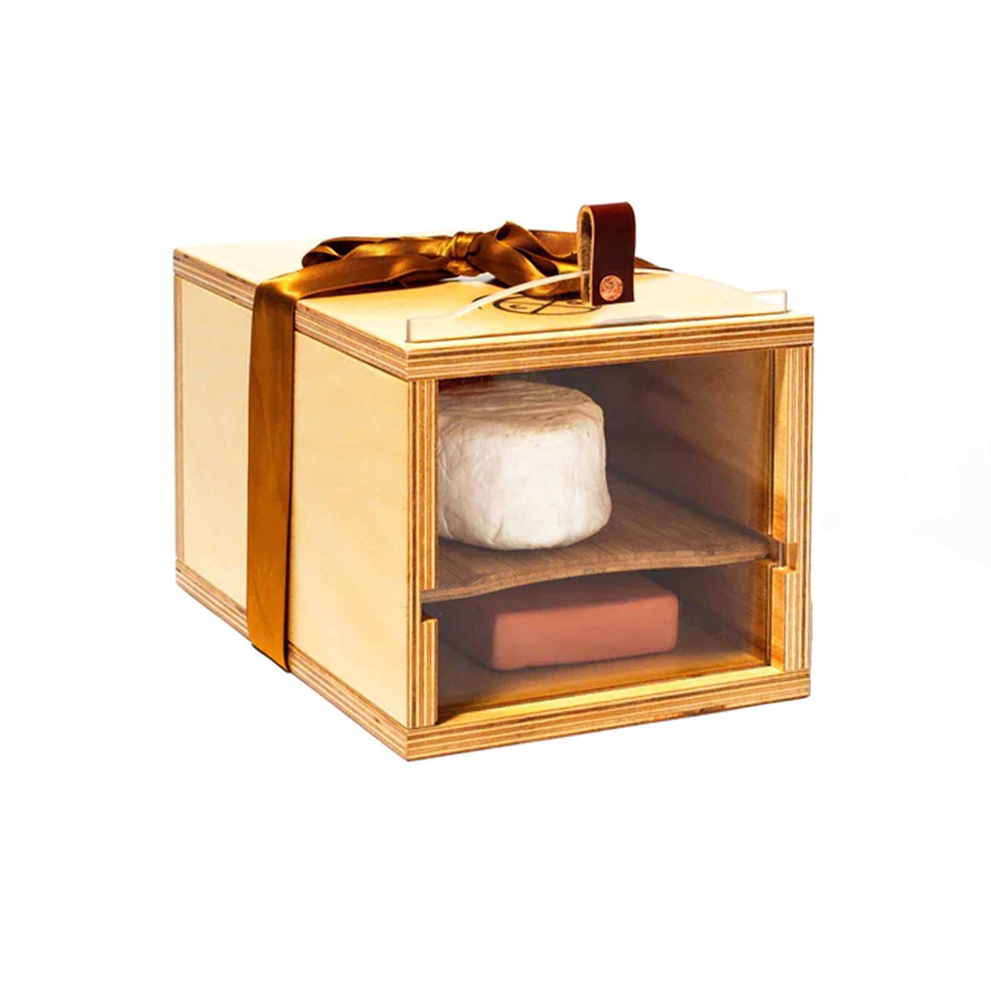 CHEESE GROTTO MEZZO WOOD SPECIALTY CHEESE STORAGE WITH SERVING SHELF