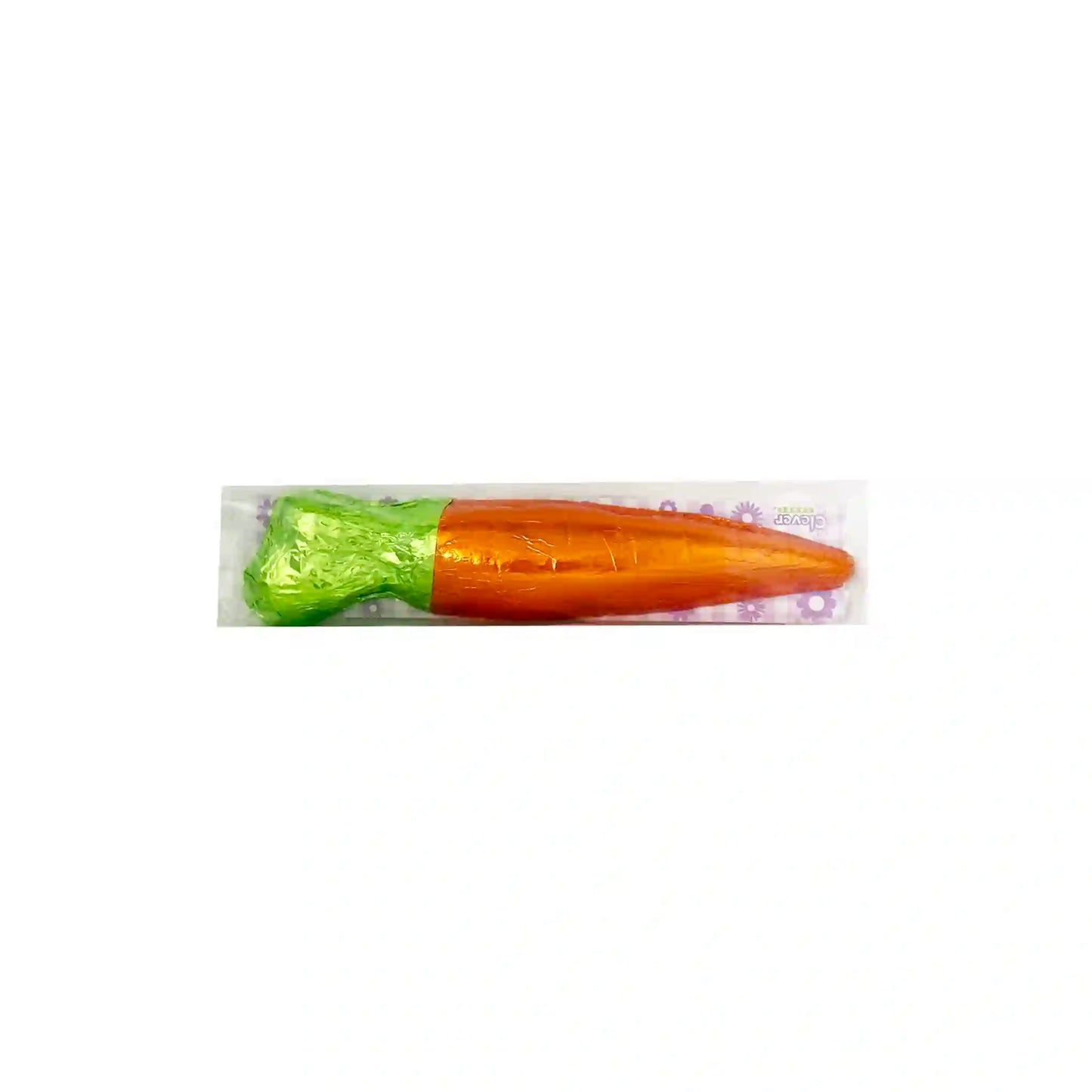 CLEVER CANDY CARROT SHAPED SOLID MILK CHOCOLATE 85g