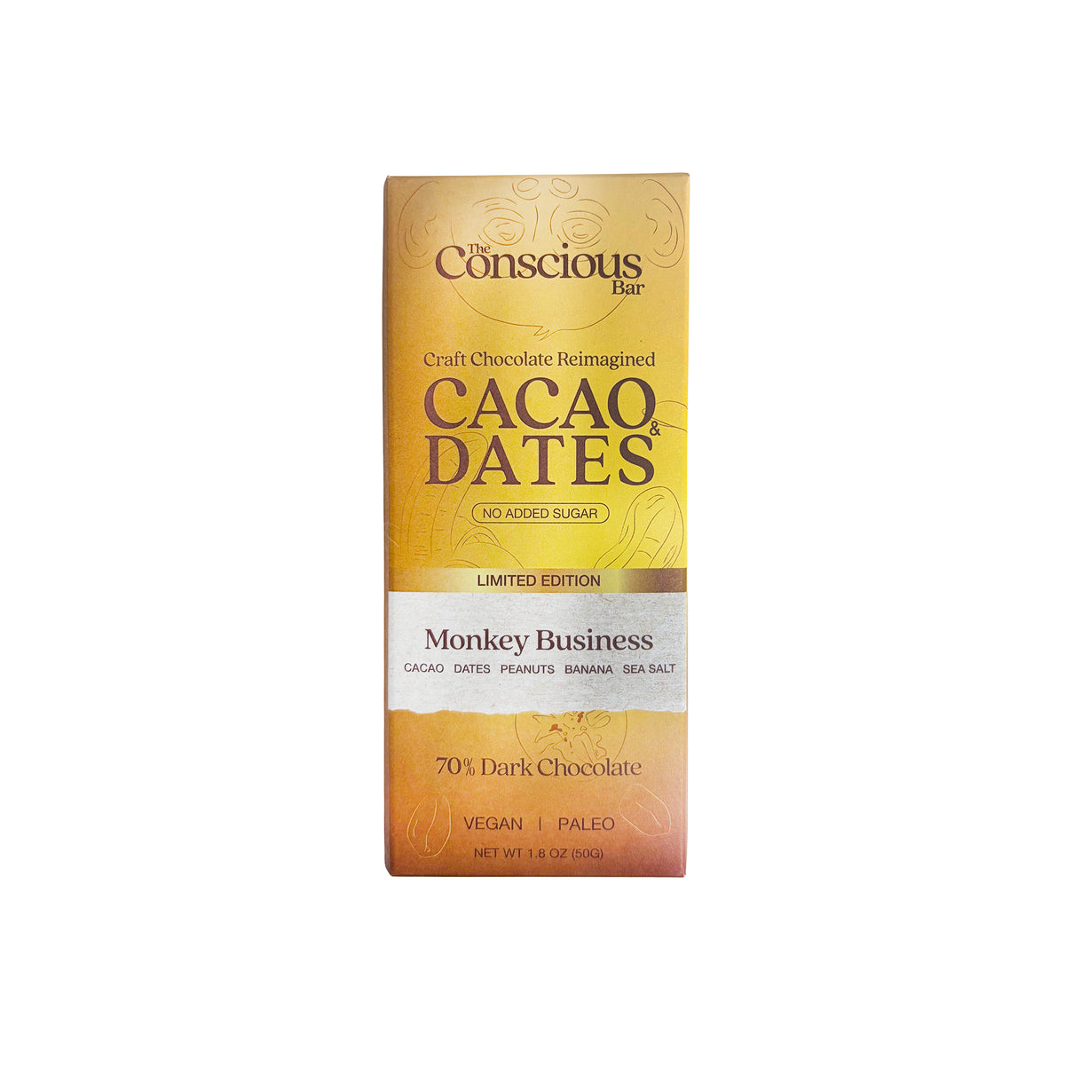 CONSCIOUS BAR MONKEY BUSINESS 50g