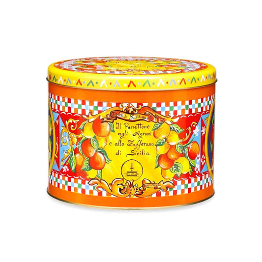 FIASCONARO DOLCE & GABBANA PANETTONE WITH SICILIAN CITRUS AND SAFFRON 500g