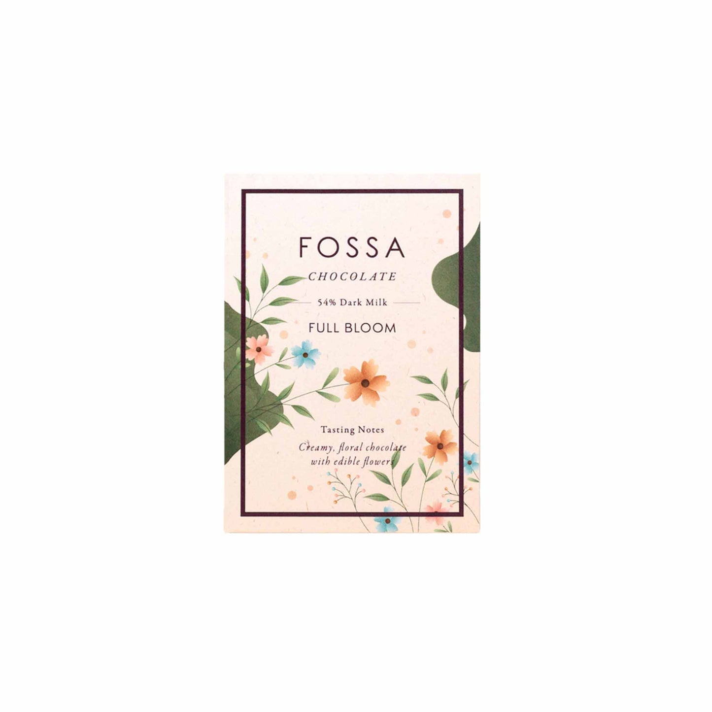 FOSSA FULL BLOOM 54% DARK MILK CHOCOLATE 50g