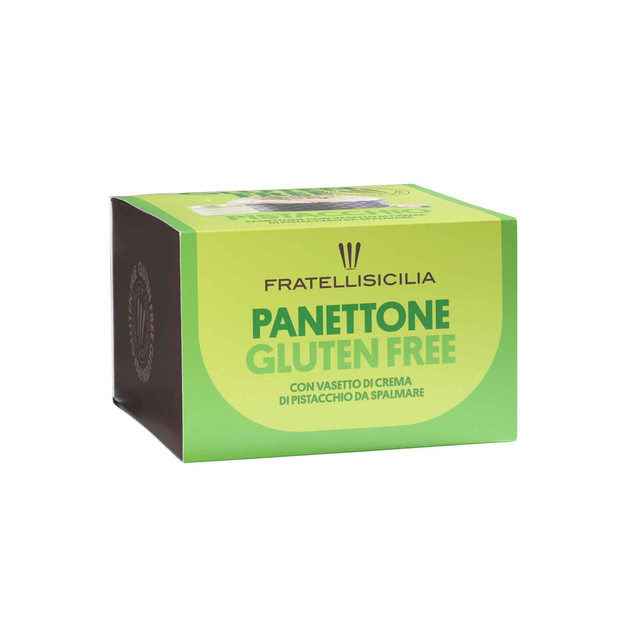 FRATELLISICILIA GLUTEN FREE PISTACHIO PANETTONE WITH CREAM 600g