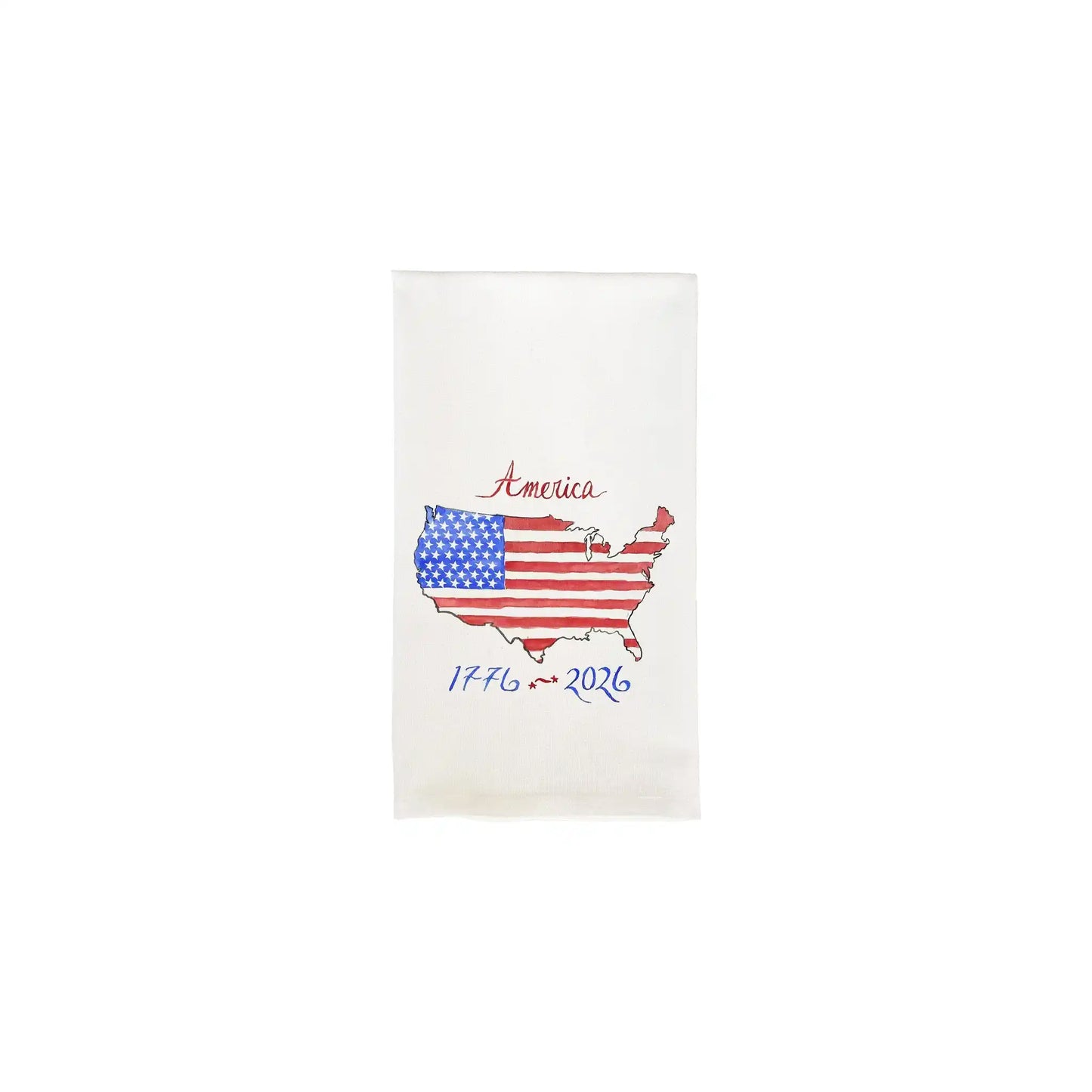 FRENCH GRAFFITI AMERICA THE BEAUTIFUL DISH TOWEL