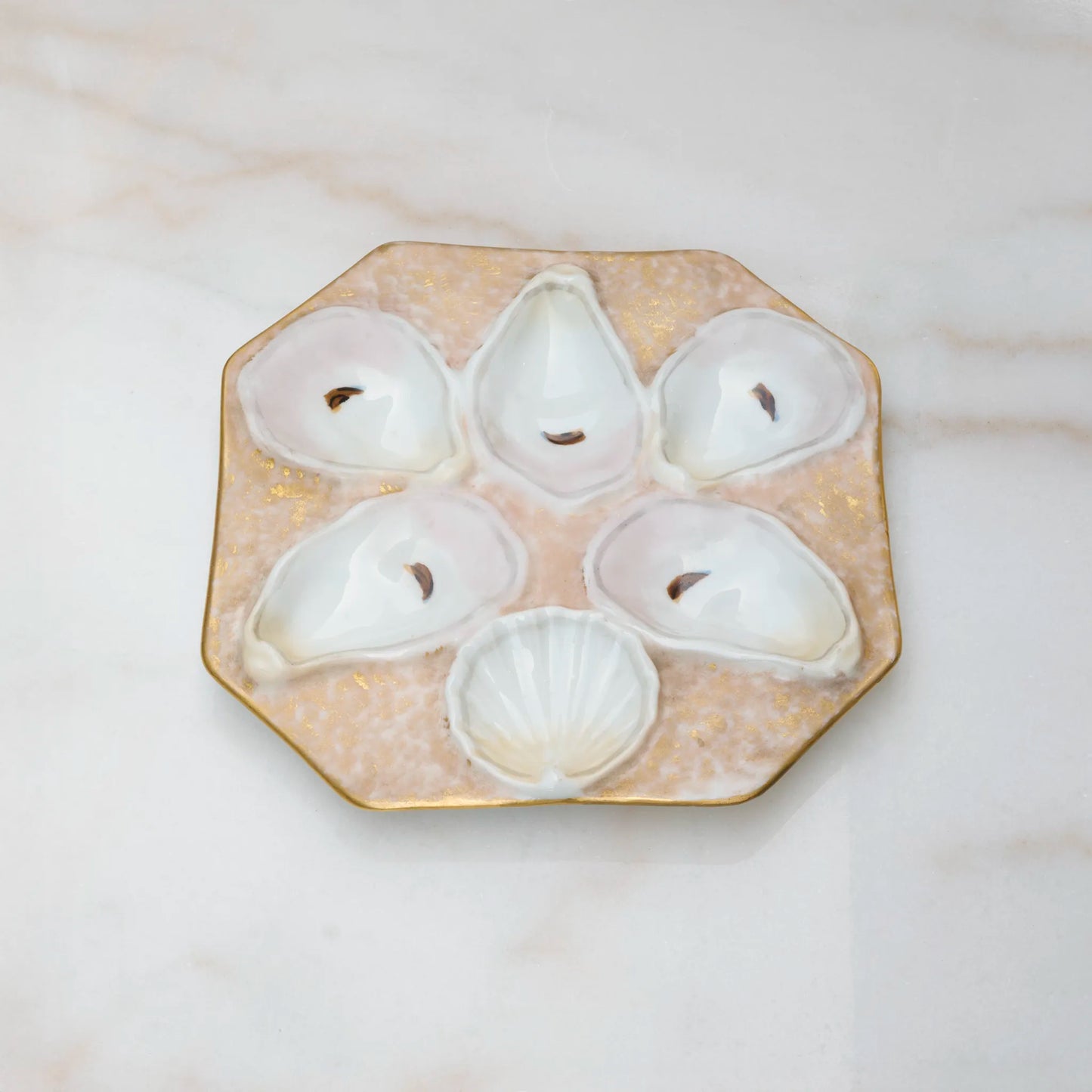 VINTAGE AUSTRIAN JOHANN MEOHLING OYSTER PLATE