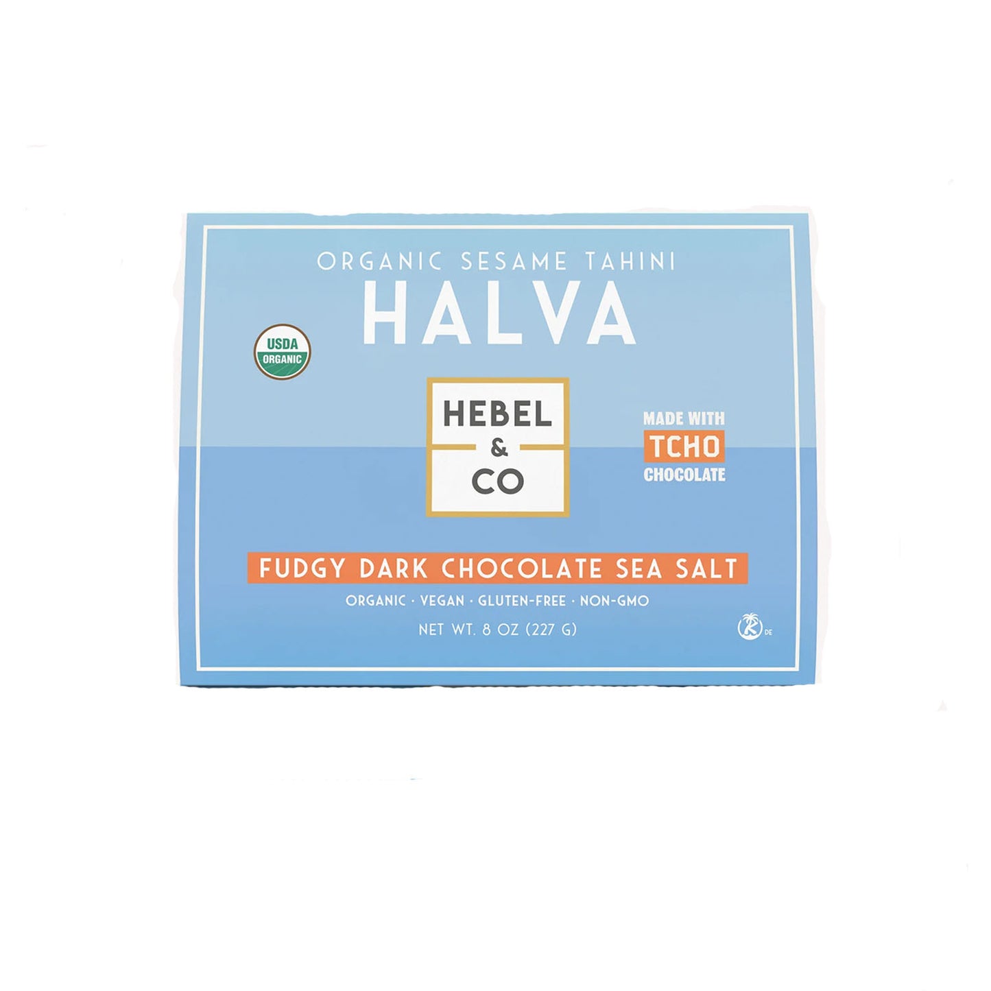 HEBEL FUDGY DARK CHOCOLATE SEA SALT HALVA 8oz