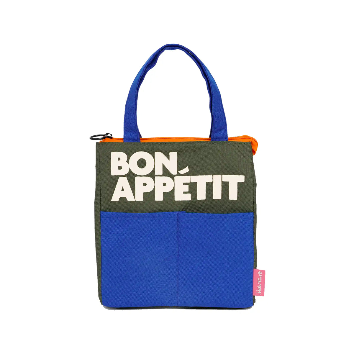 HELIO FERRETTI BON APPÉTIT ISOTHERMIC LUNCH TOTE BLUE