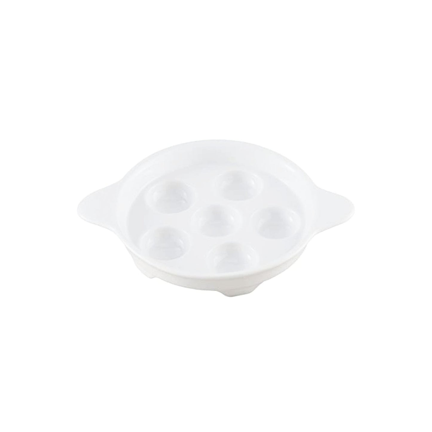 HAROLD IMPORT COMPANY PORCELAIN FOOTED ESCARGOT PLATE