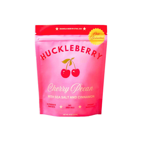 HUCKLEBERRY CHERRY PECAN GRANOLA 8oz