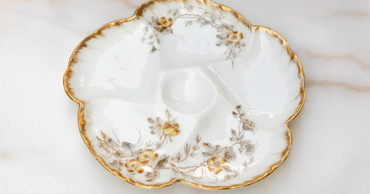Haviland Limoges Oyster Plate 1890 | Monsieur Marcel – monsieur