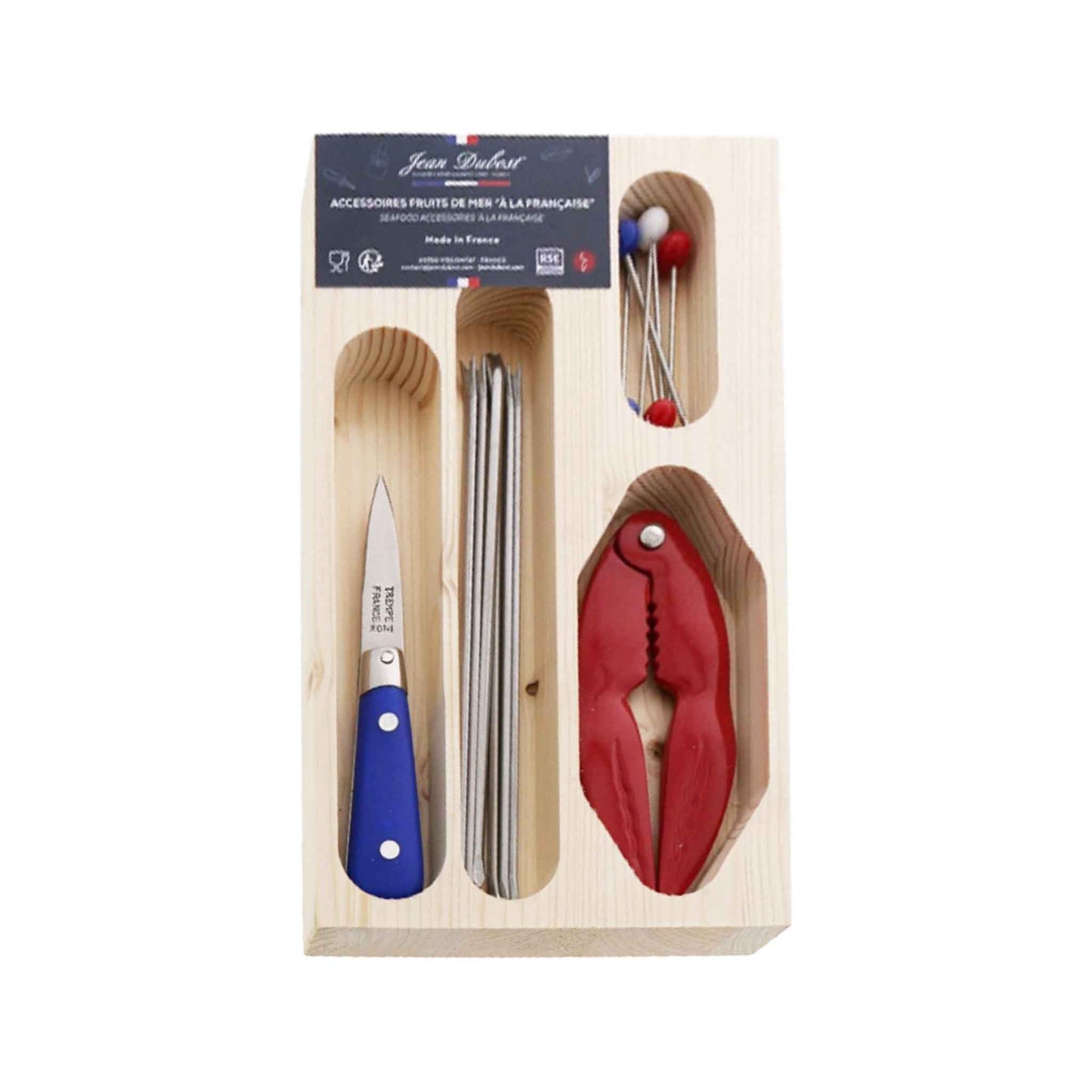 JEAN DUBOST PARIS SEAFOOD 4 PIECE SET