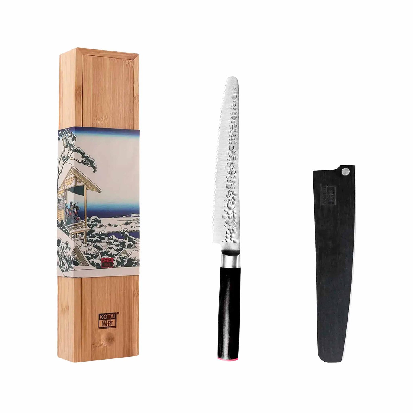 KOTAI SERRATED BREAD KNIFE 20cm - PAKKA COLLECTION