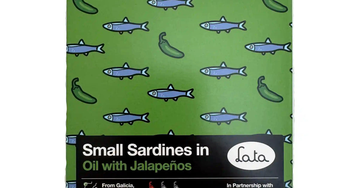 LATA SMALL SARDINES IN OIL WITH JALAPENOS 110g – monsieur marcel