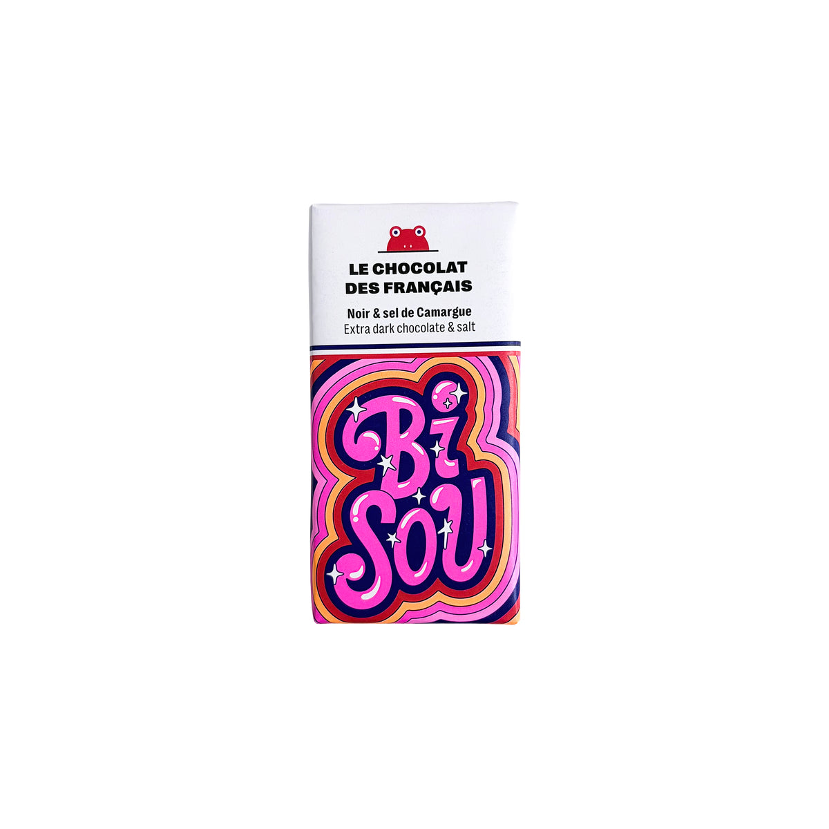 LES CHOCOLAT DES FRANÇAIS EXTRA DARK & SALT BISOU 30g