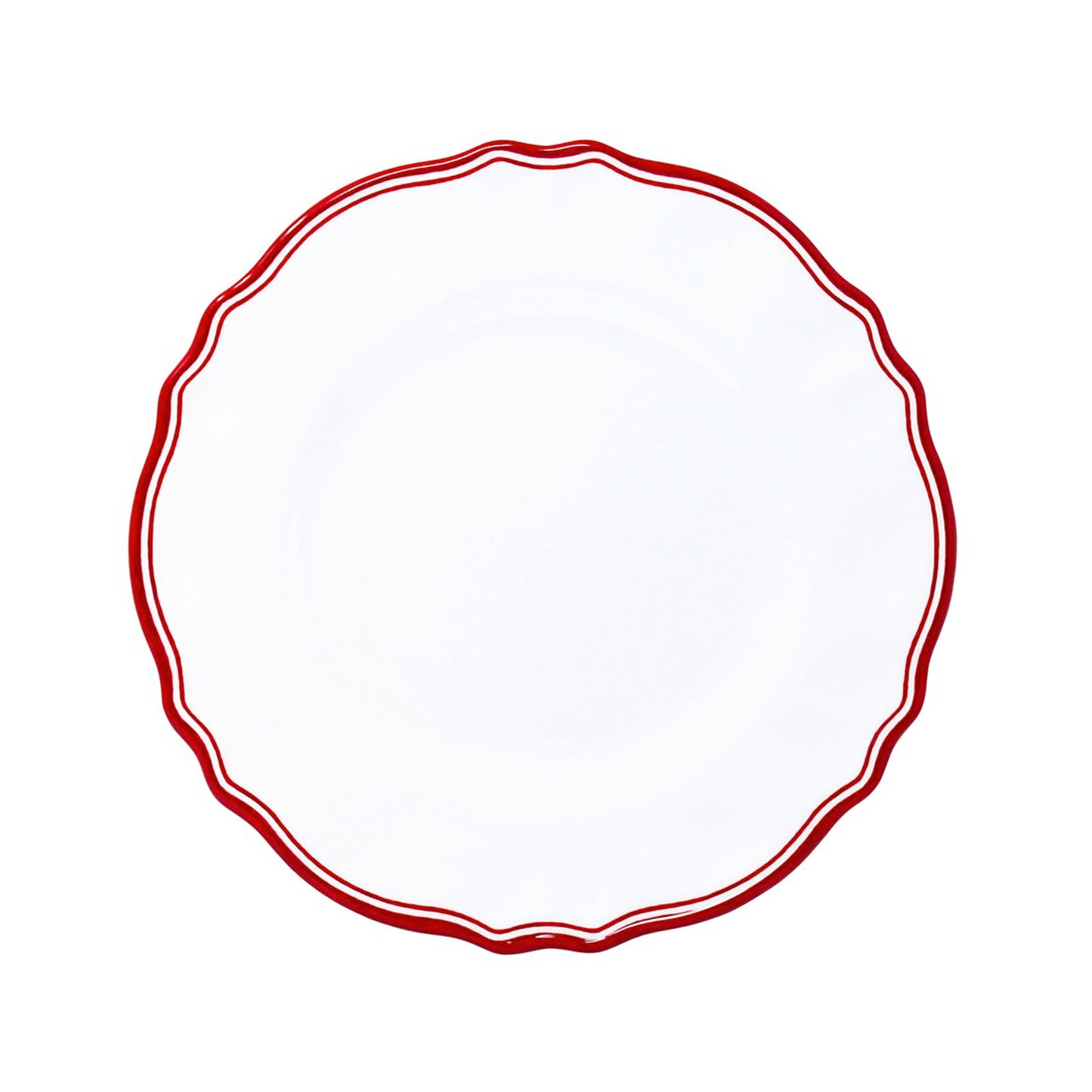 LE CADEAUX MAISON DINNER PLATE - RED