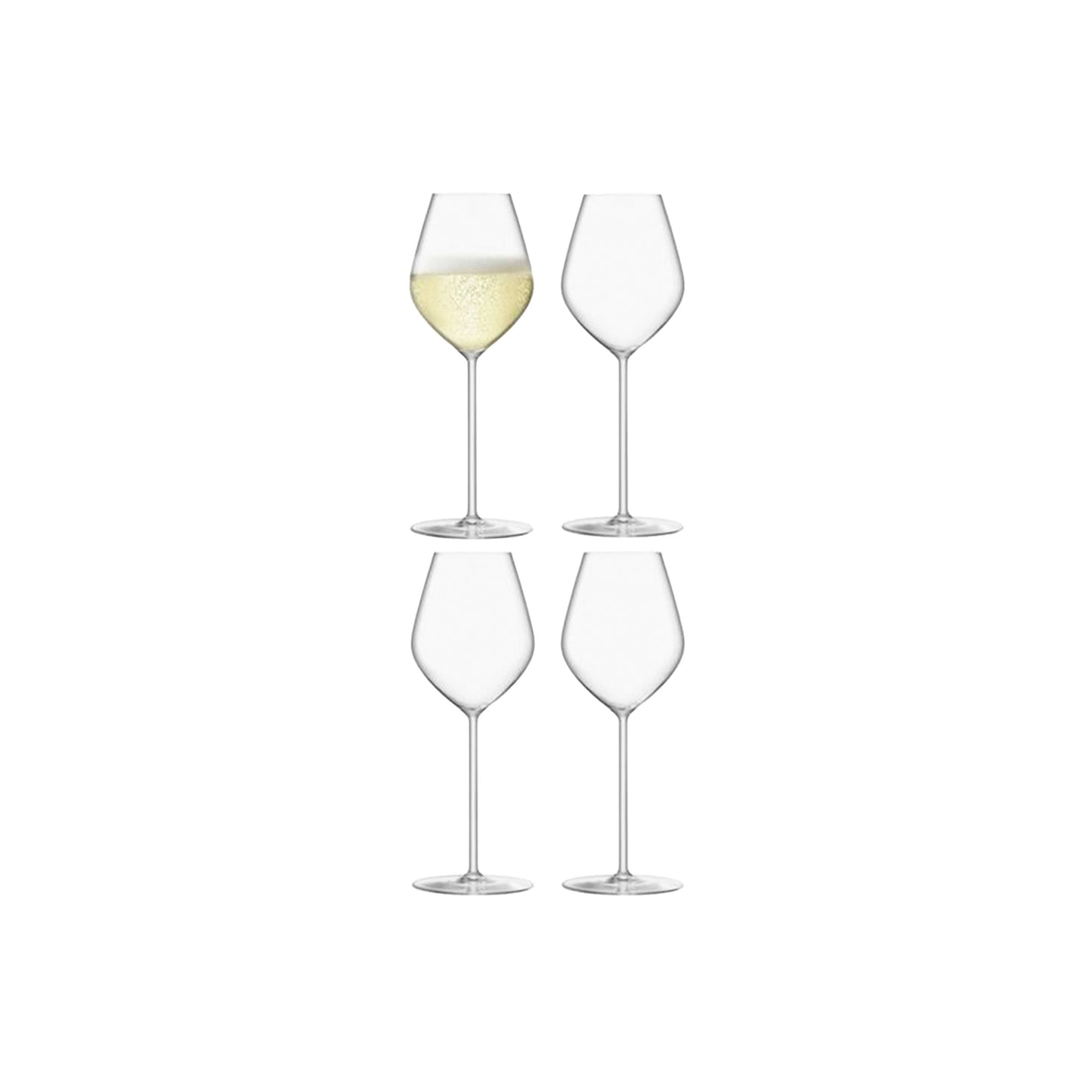 LSA BOROUGH CHAMPAGNE GLASS SET OF 4