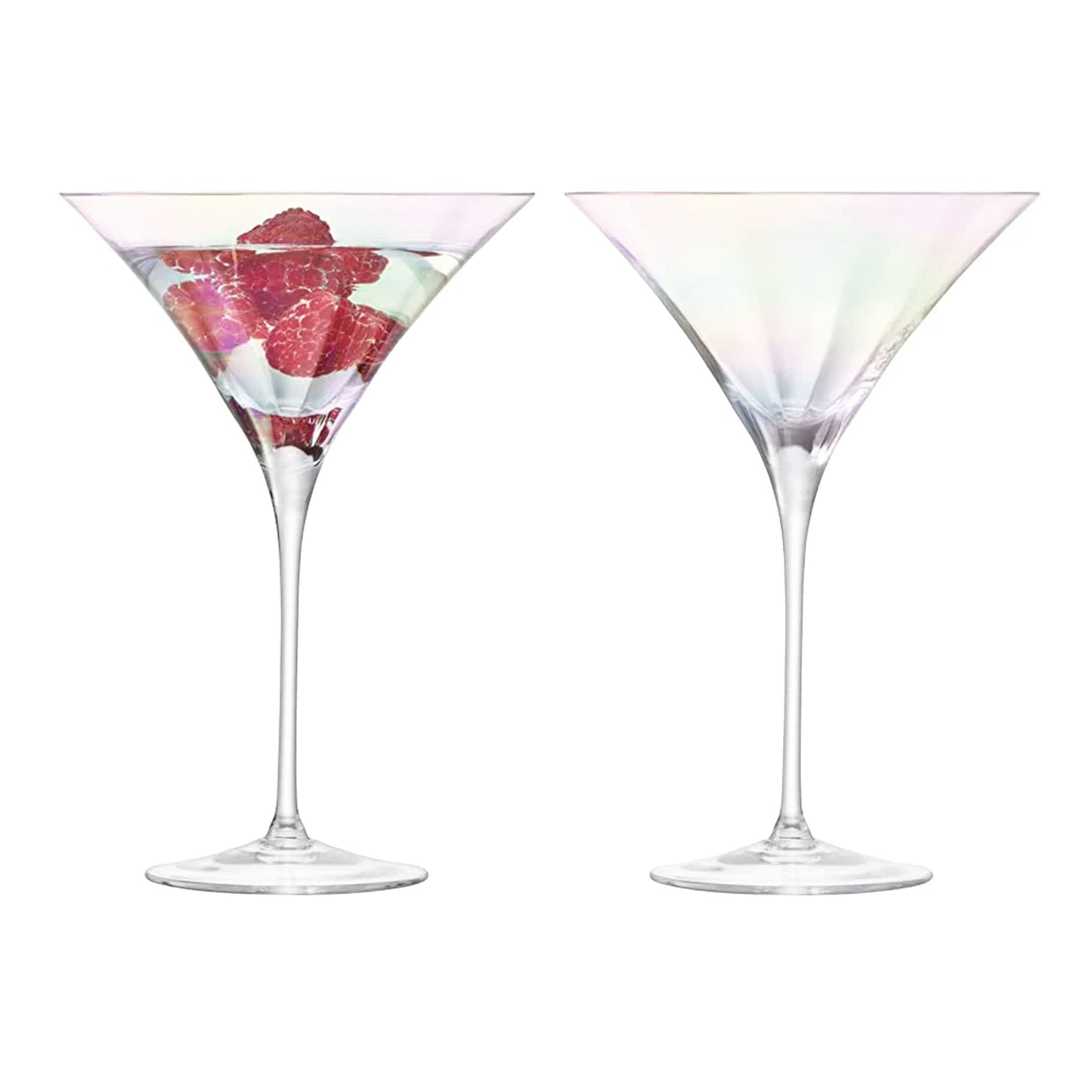 LSA PEARL MARTINI GLASS SET OF 2
