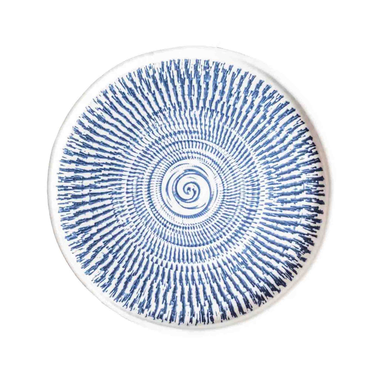 MERRITT DESIGNS TRIBAL BLUE DINNER PLATE