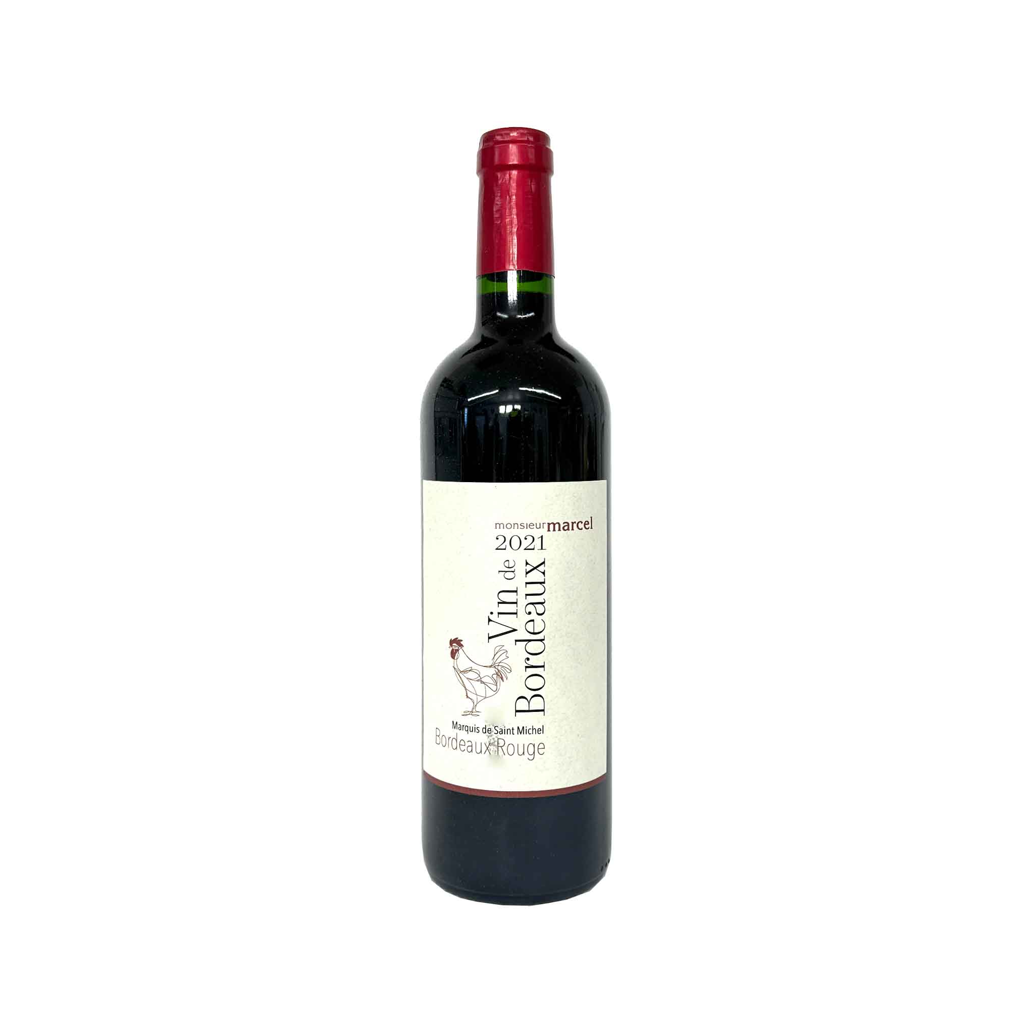MONSIEUR MARCEL MARQUIS DE SAINT MICHEL VIN DE BORDEAUX ROUGE 2021