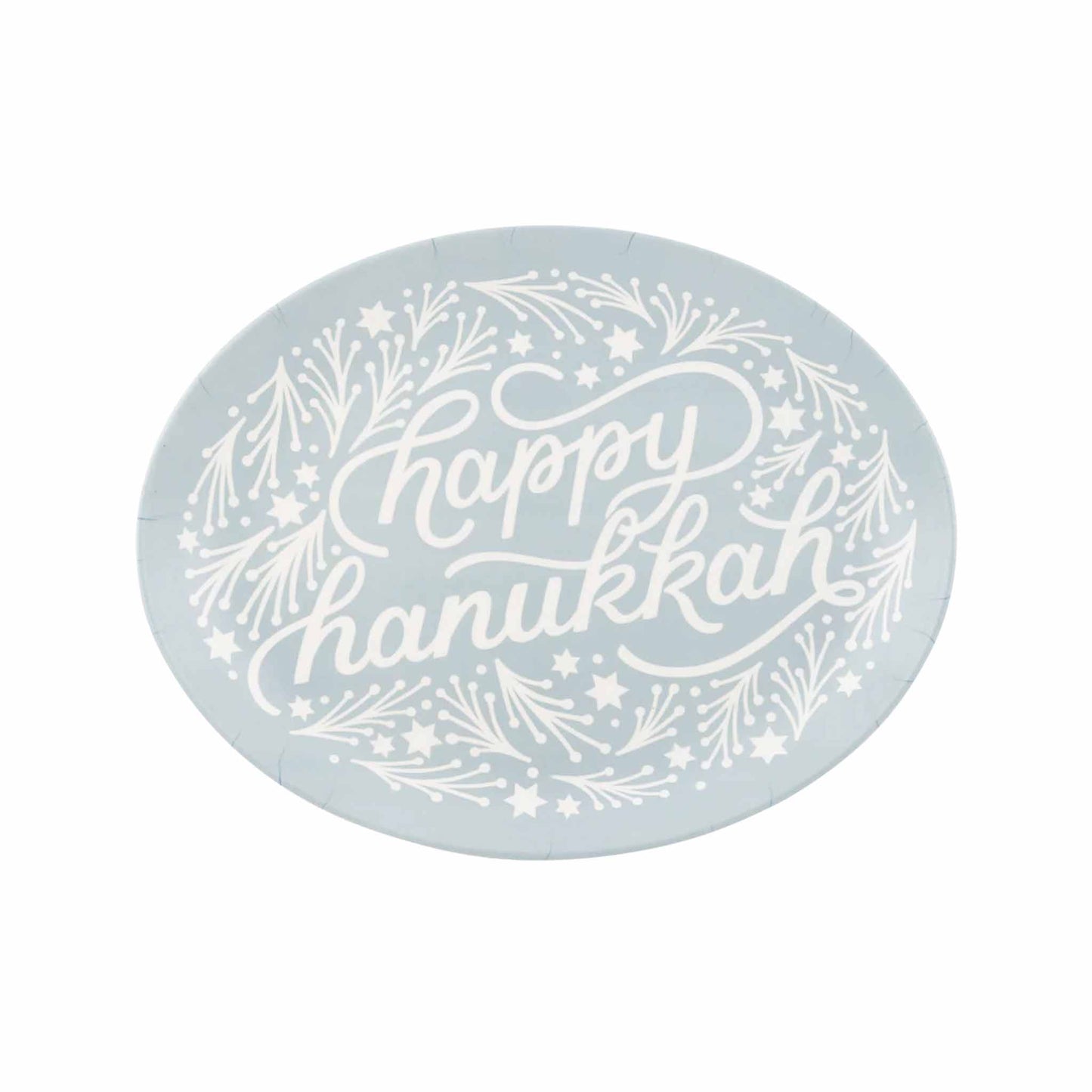 MY MINDS EYE HAPPY HANUKKAH OVAL TRAY