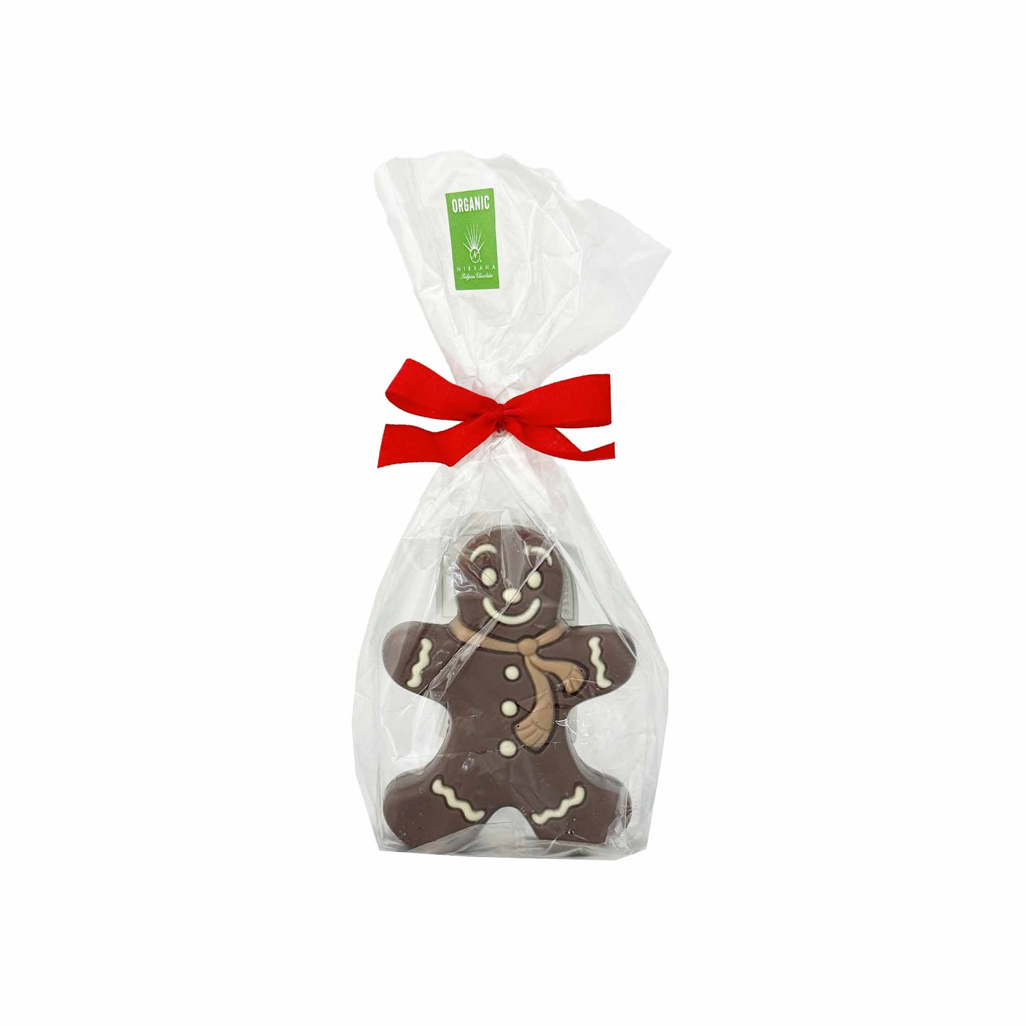 NIRVANA ORGANIC MILK CHOCOLATE GINGERBREAD MAN 2.1oz