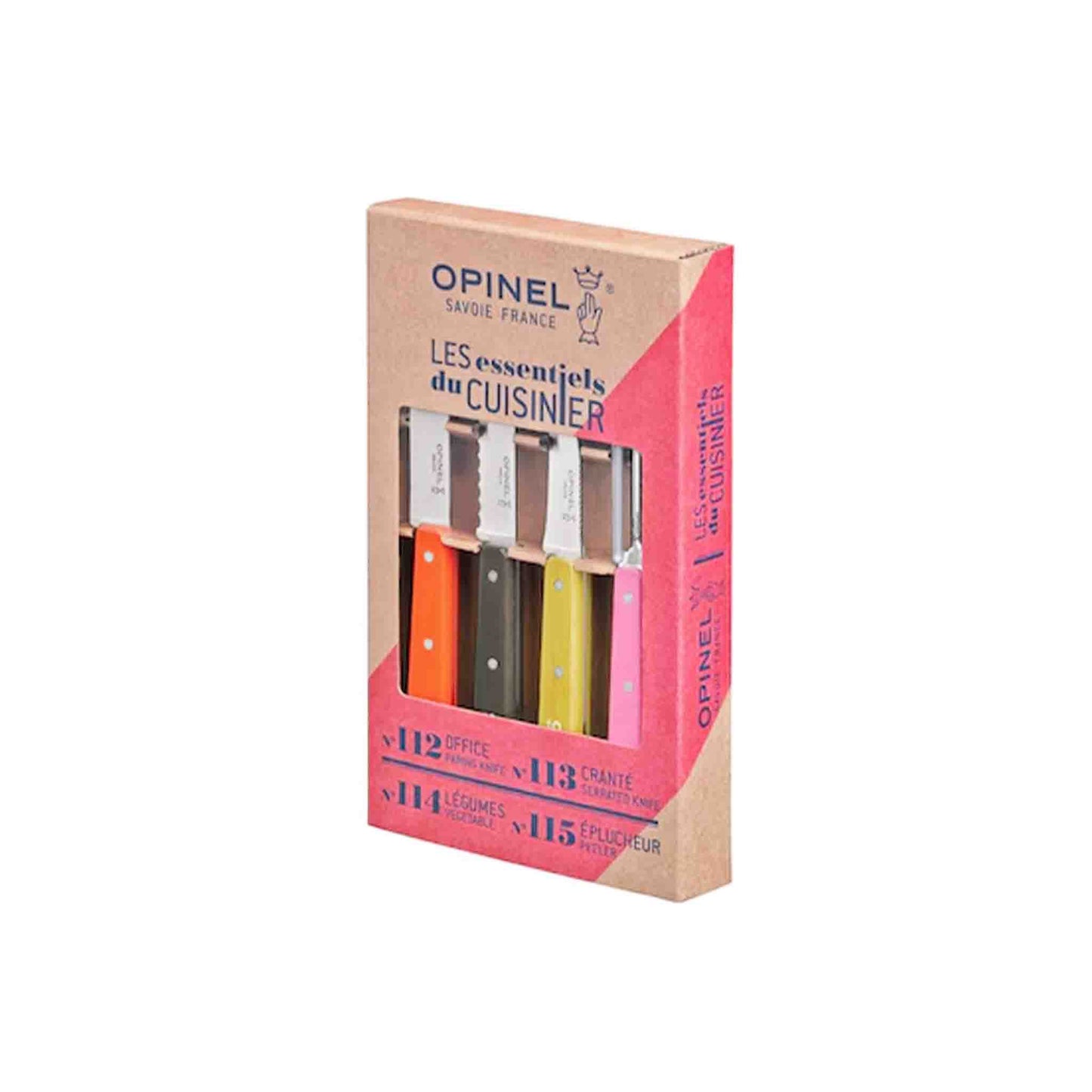 OPINEL BIRCHWOOD ESSENTIAL KITCHEN KNIVES SET