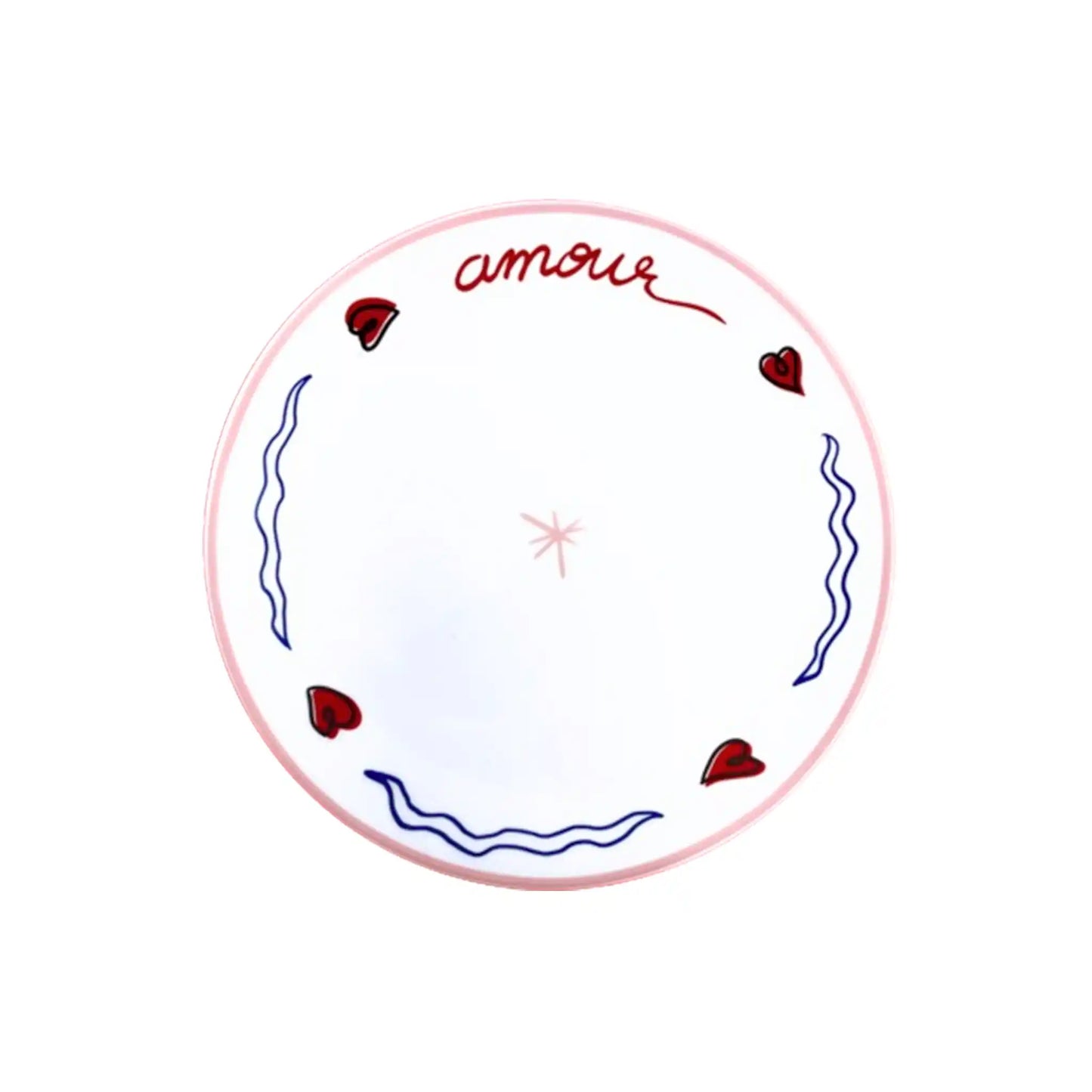 OPJET AMOUR TOUJOURS DESSERT PLATE