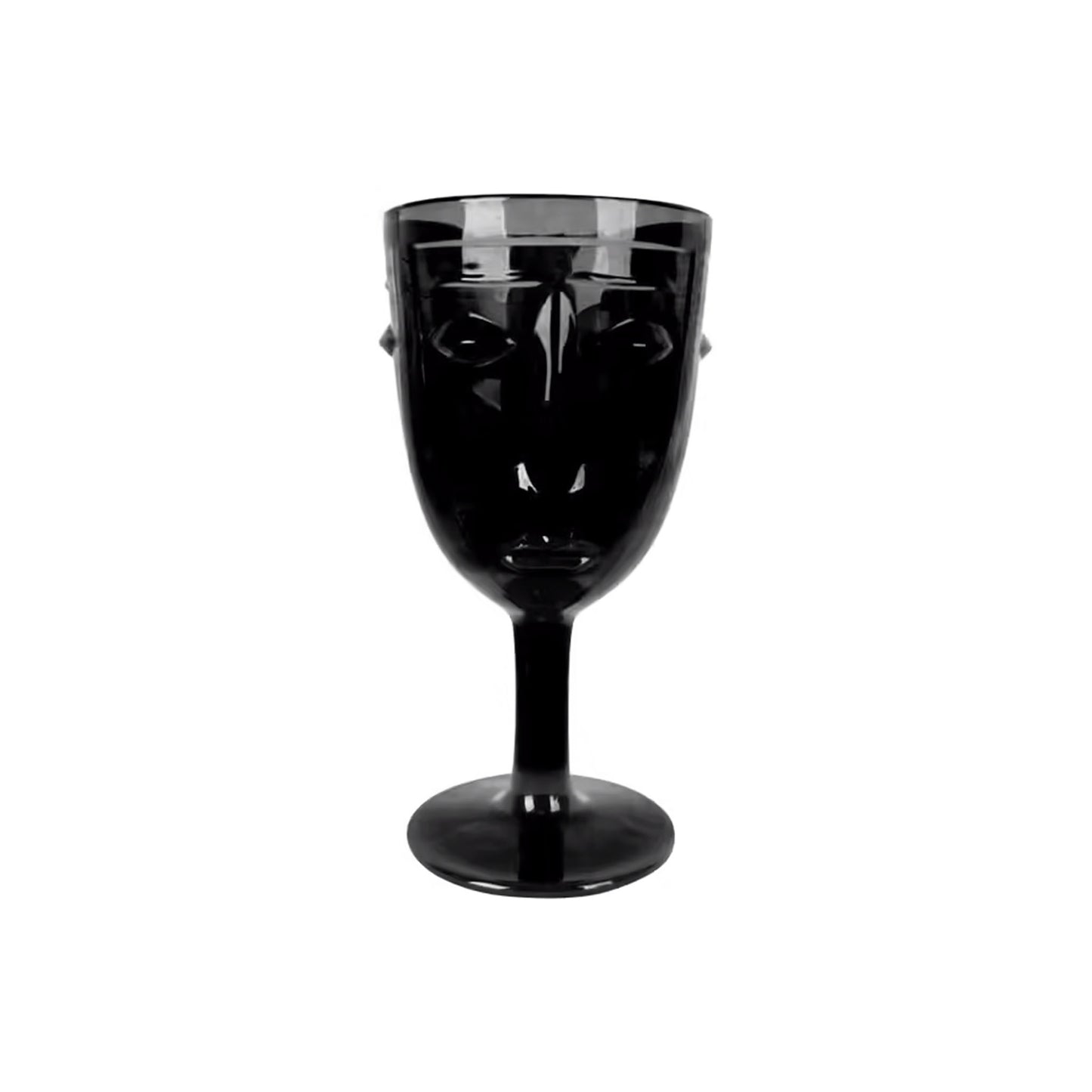 OPJET PARIS VISAGE GLASS GOBLET - BLACK