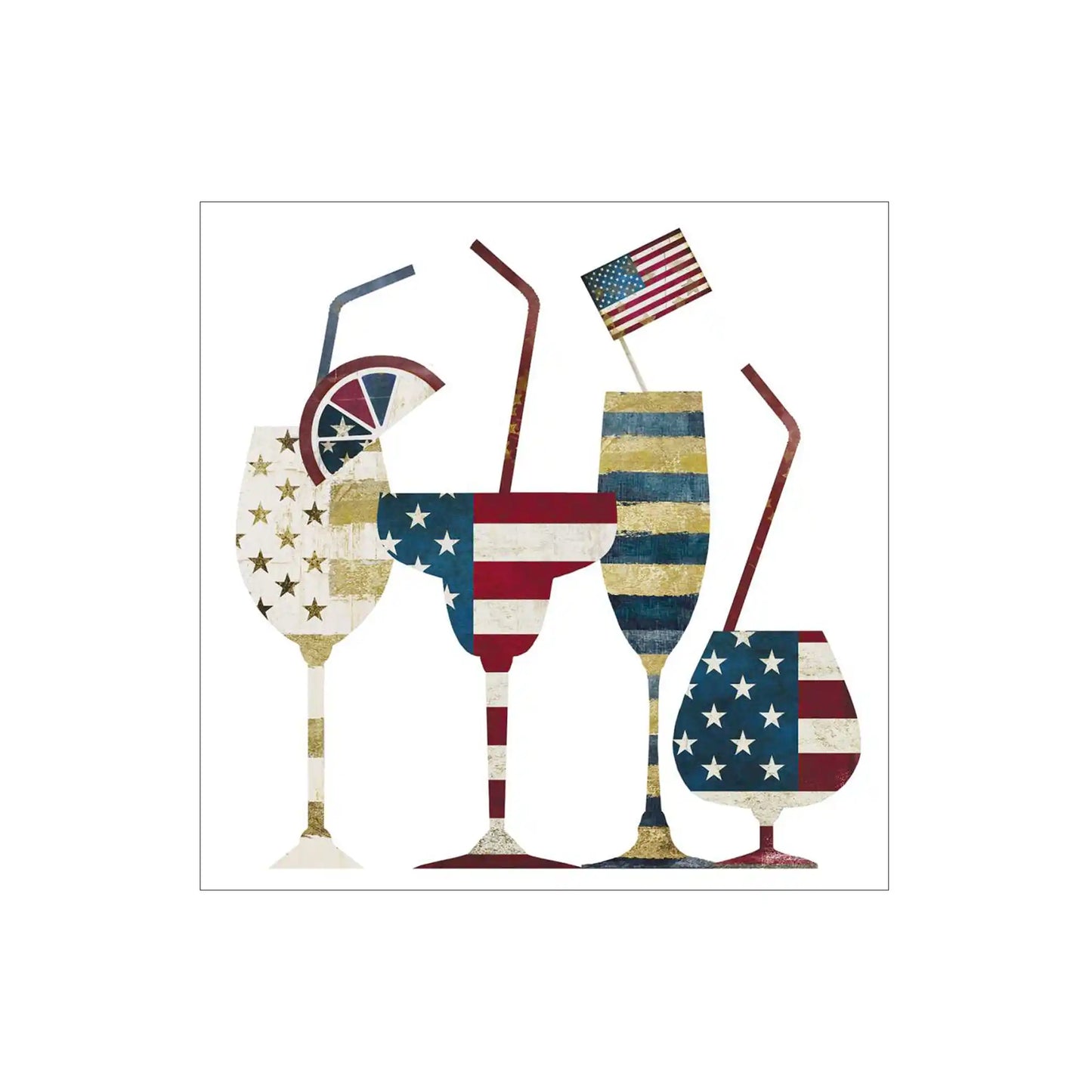 PAPERPRODUCTS BEV NAPKIN DRINK UP AMERICA 20 COUNT