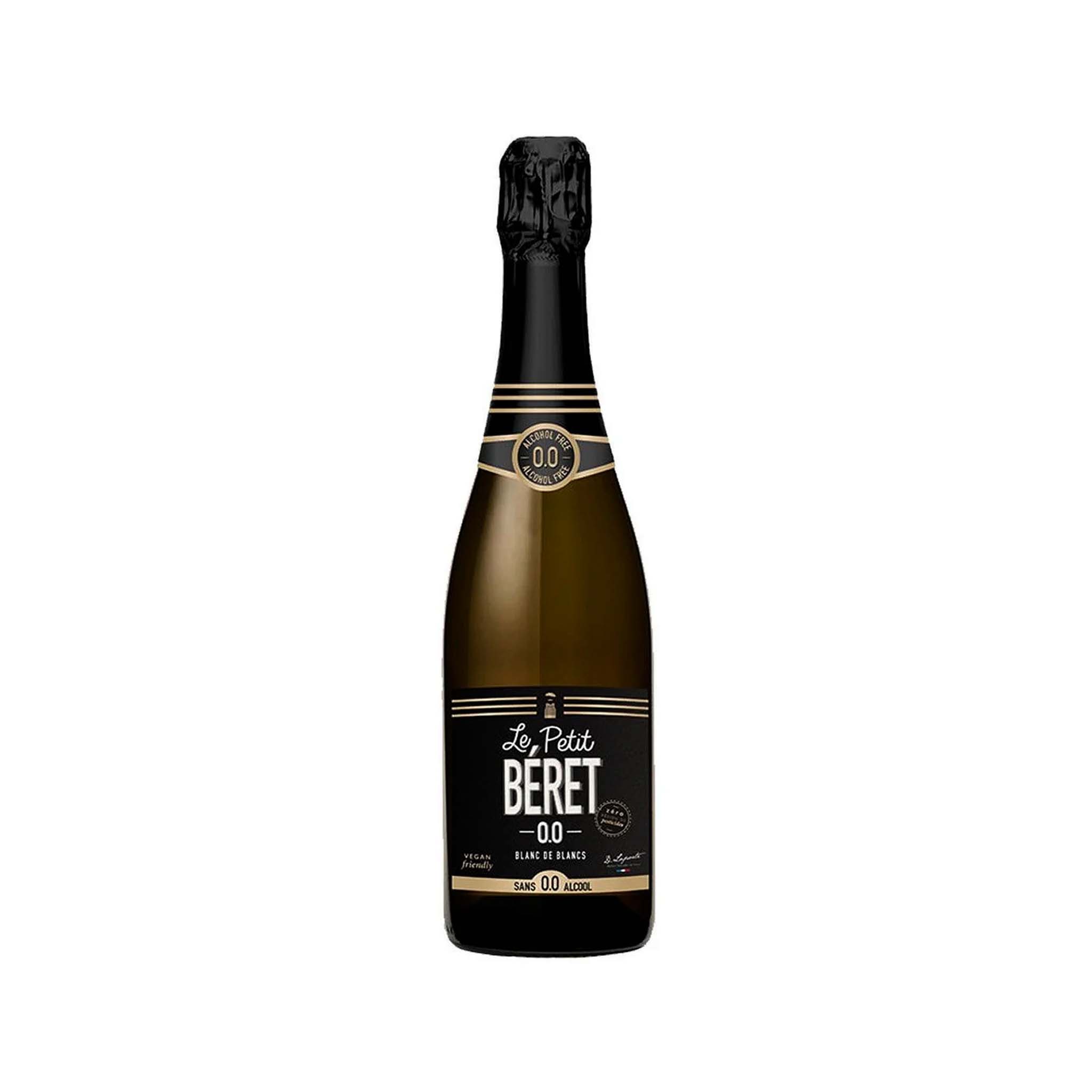 PETIT BERET BLANC DE BLANCS ALCOHOL FREE CARBONATED WINE STYLE