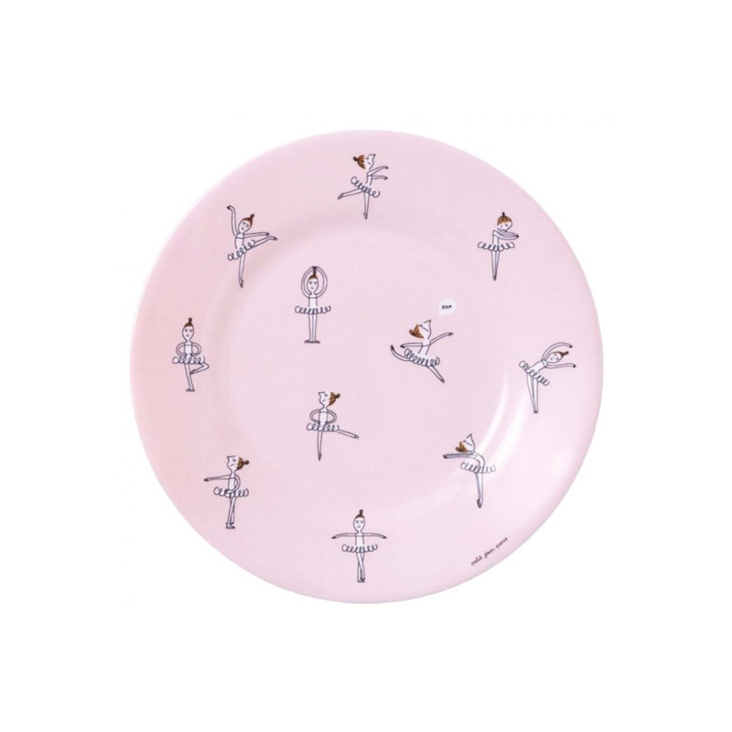 PETIT JOUR PARIS "ALL OVER" LES BALLERINES DESSERT PLATE