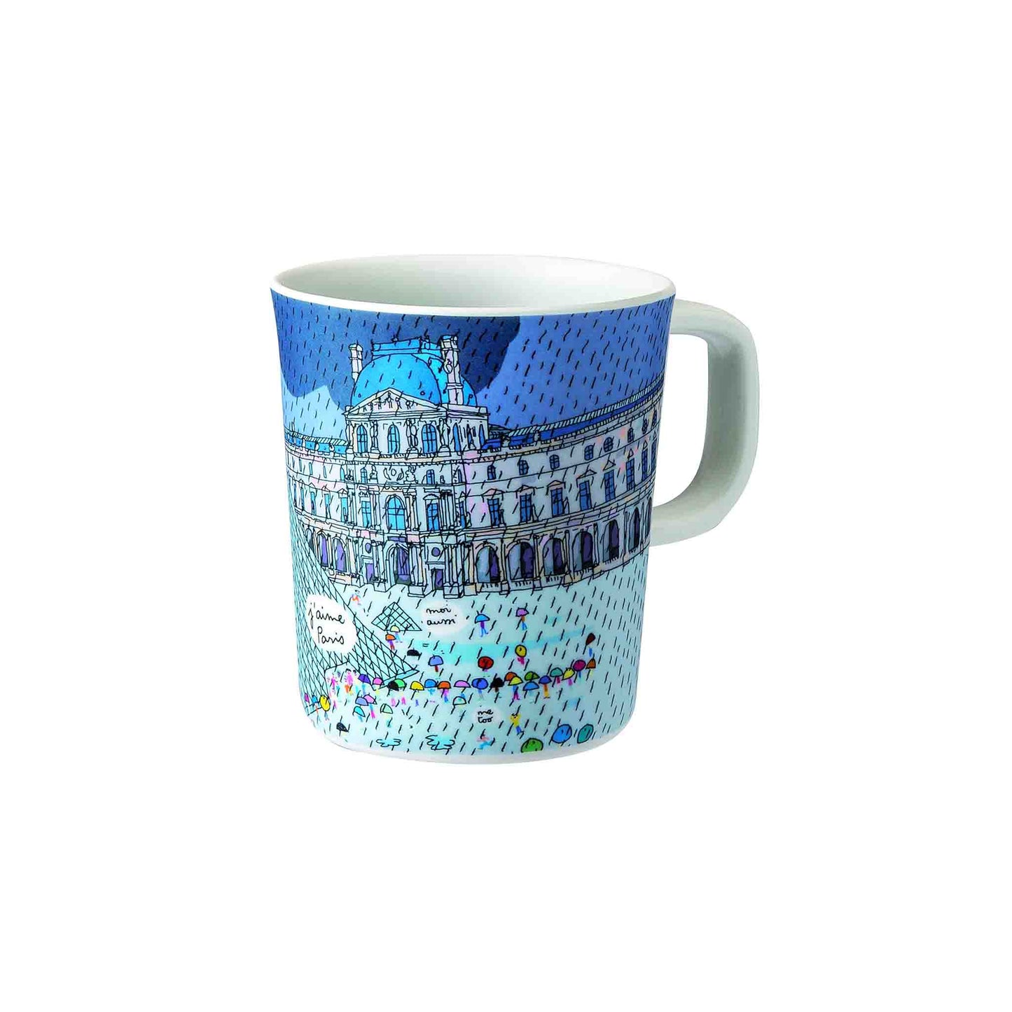 PETIT JOUR PARIS "MUSEE DU LOUVRE" MUG