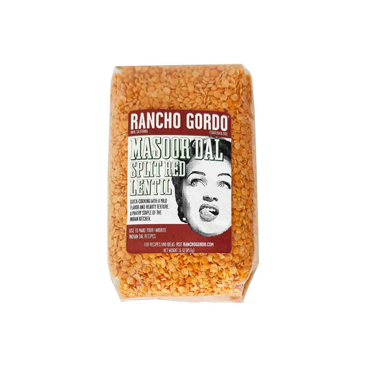 RANCHO GORDO MASOOR DAL SPLIT RED LENTIL 16oz