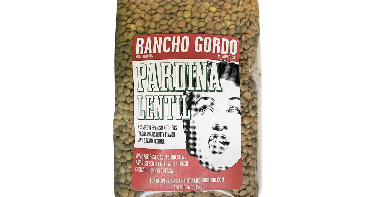 RANCHO GORDO PARDINA LENTIL 16oz – monsieur marcel gourmet market