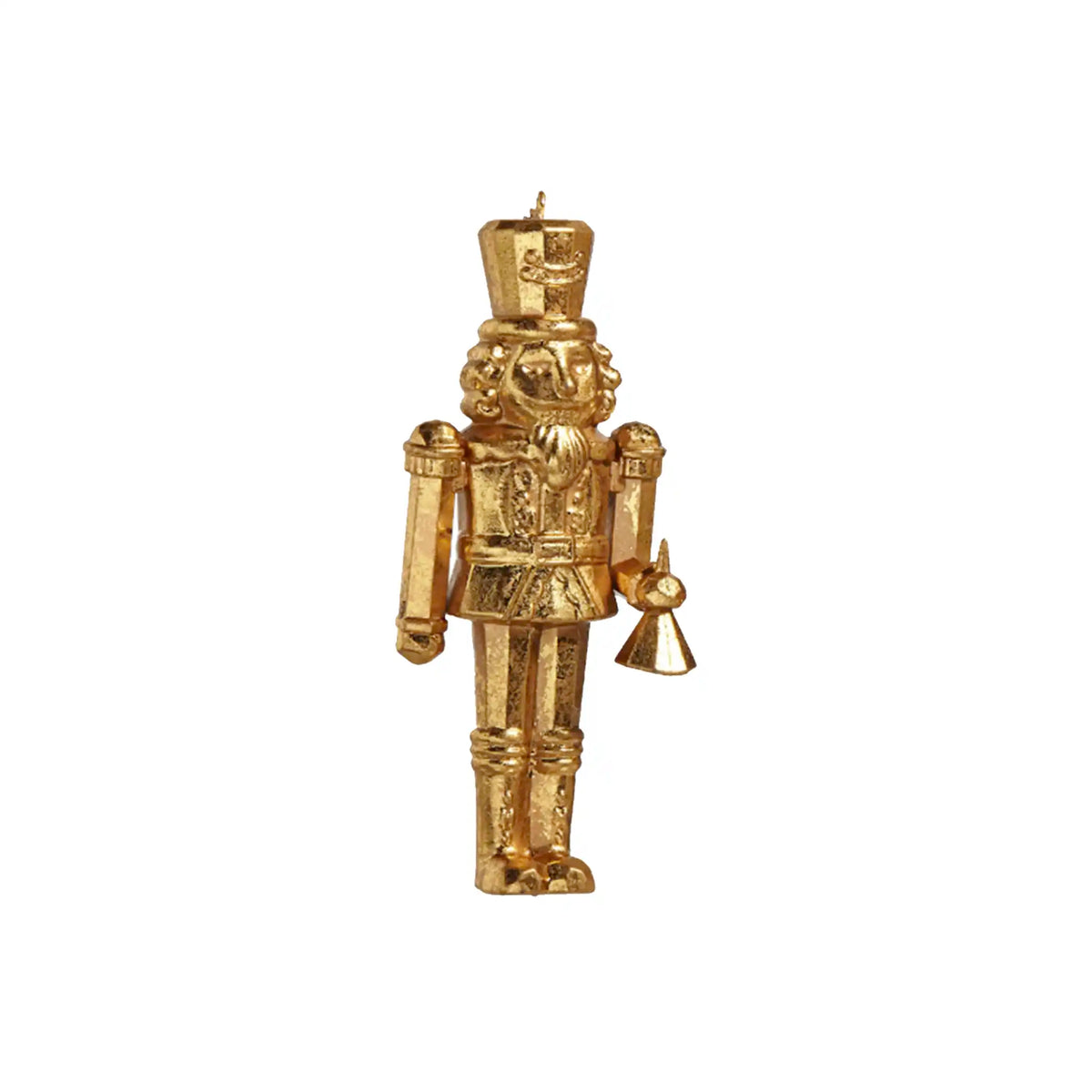 RAZ 5" GOLD NUTCRACKER ORNAMENT