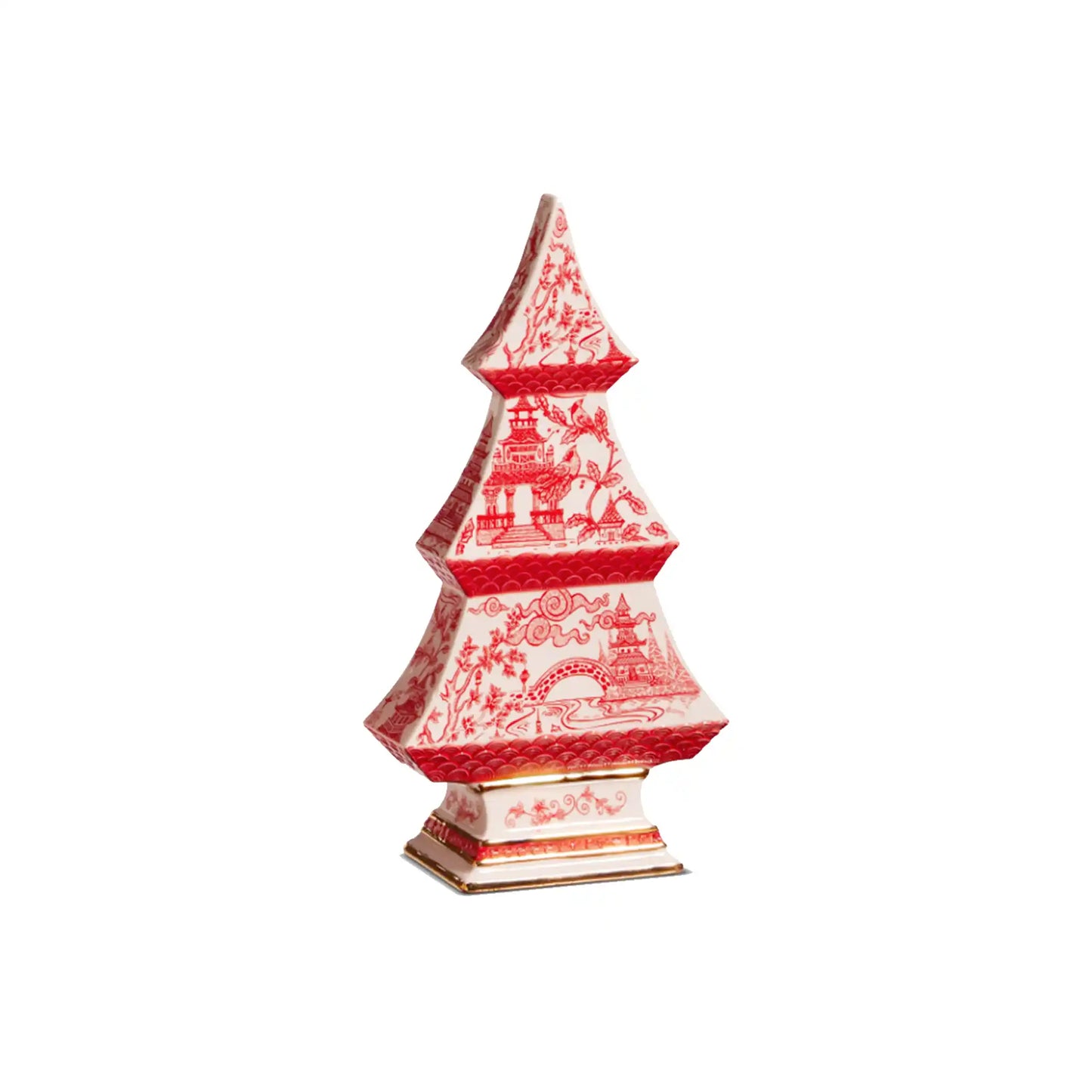 RAZ CHINOISERIE TREE RED SMALL