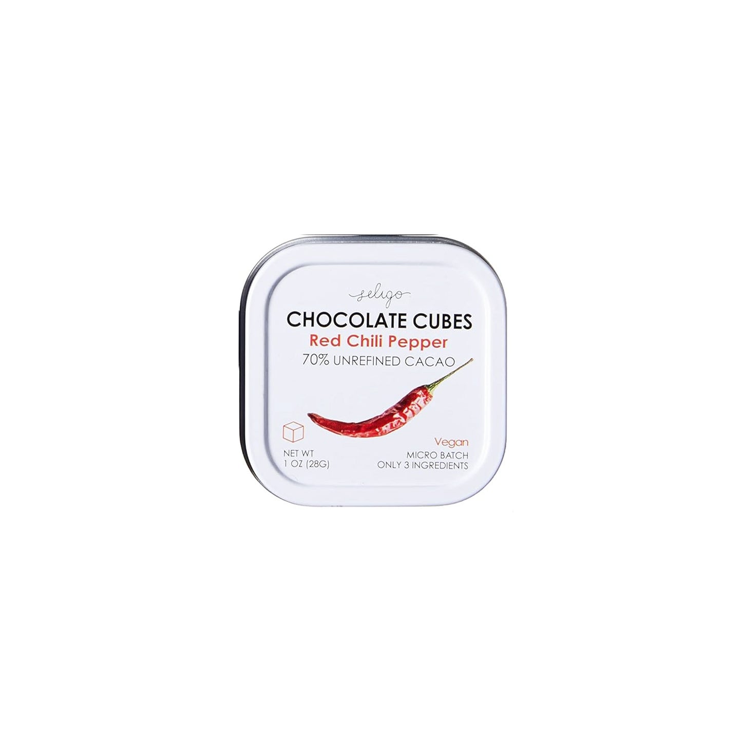 SELIGO CHILI 70% DARK CHOCOLATE CUBES