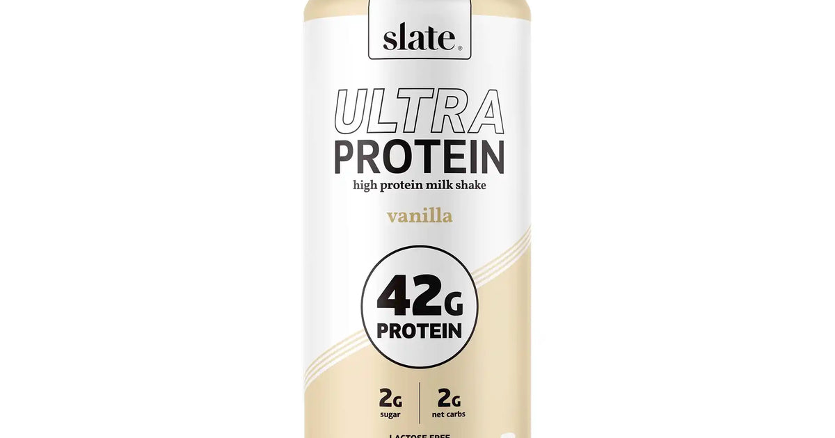 SLATE ULTRA VANILLA PROTEIN MILK SHAKE 15oz – monsieur marcel